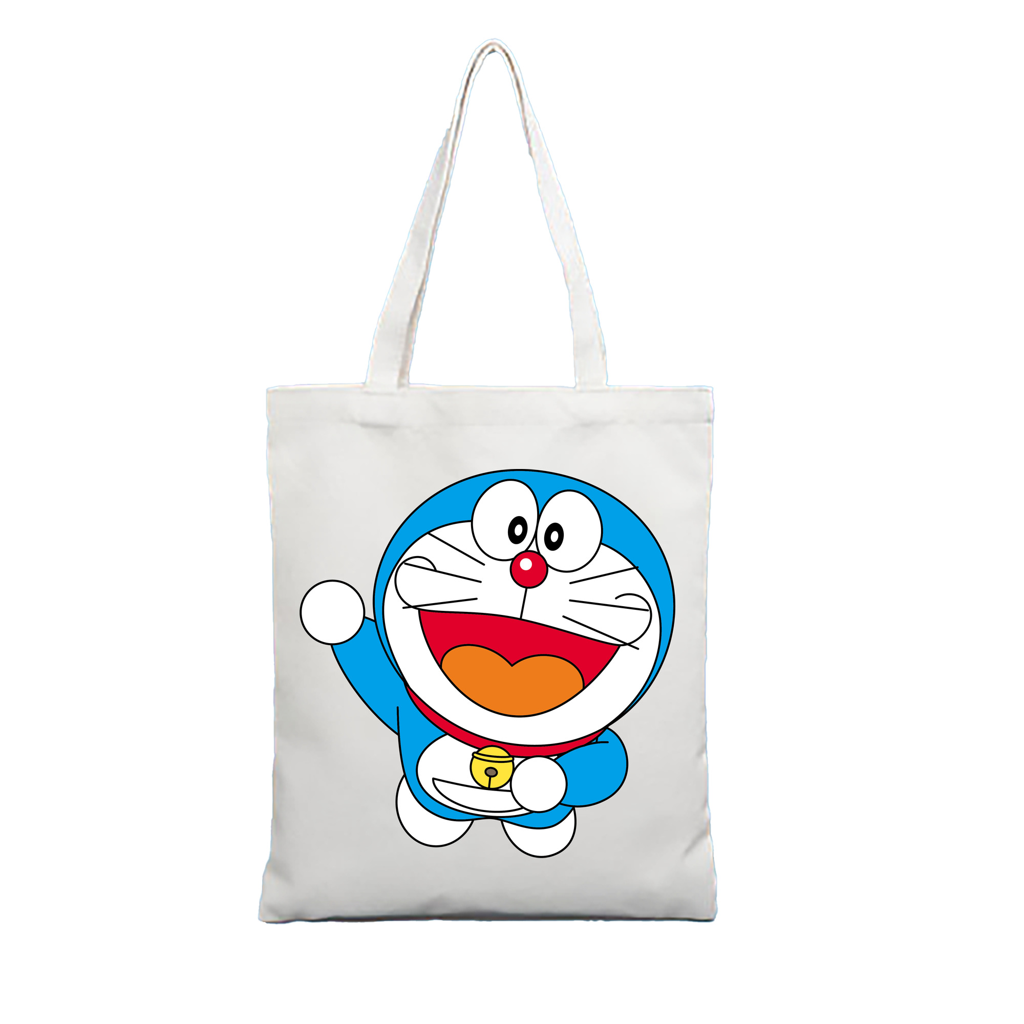 （画像用） ドラえもん Doraemon 縦型キャンバス生地手提げバッグ　トートバッグ