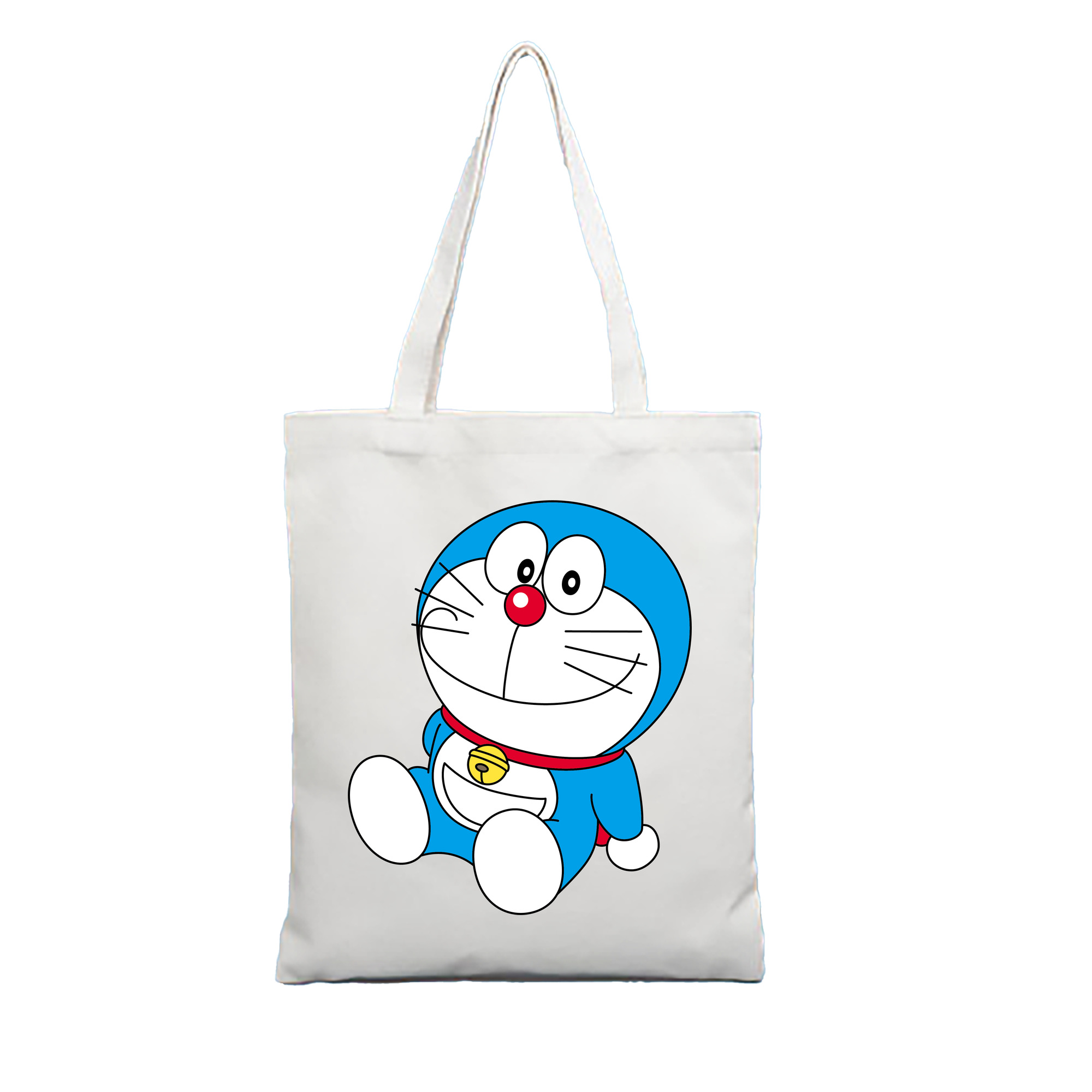 （画像用） ドラえもん Doraemon 縦型キャンバス生地手提げバッグ　トートバッグ