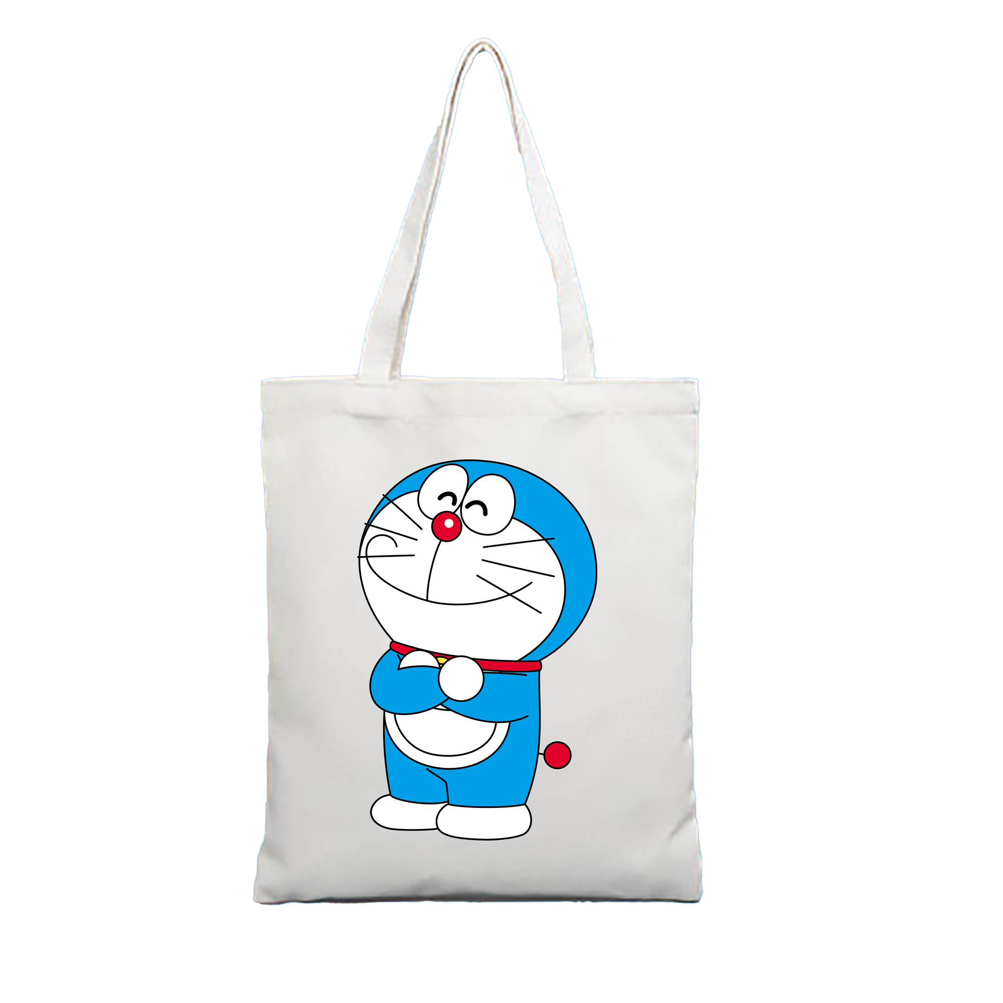 （画像用） ドラえもん Doraemon 縦型キャンバス生地手提げバッグ　トートバッグ