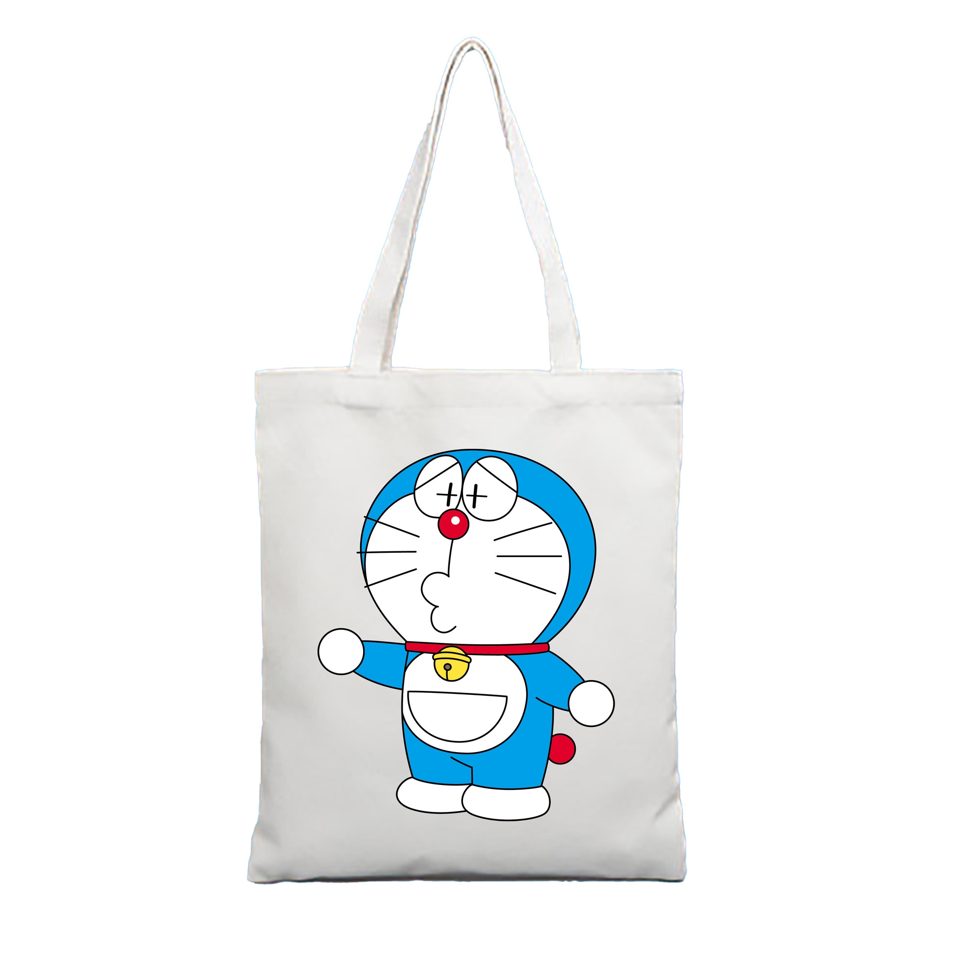 （画像用） ドラえもん Doraemon 縦型キャンバス生地手提げバッグ　トートバッグ