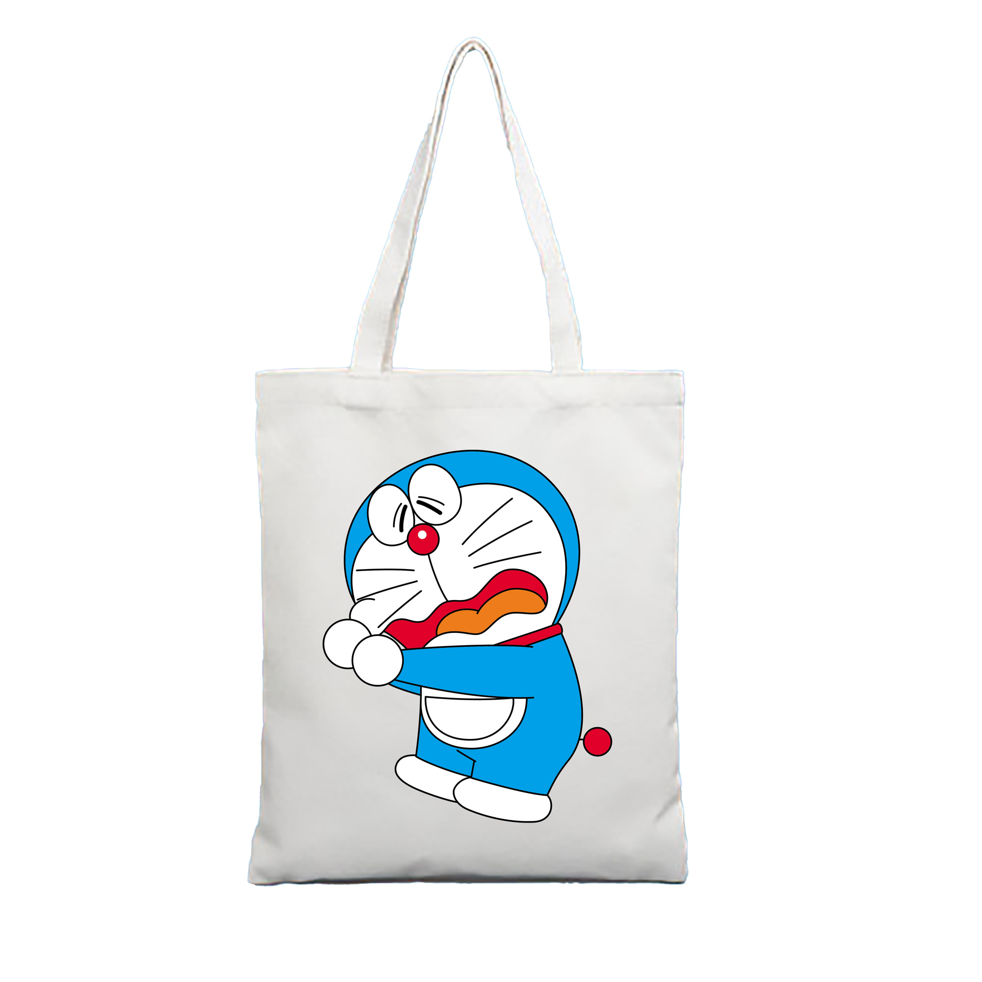 （画像用） ドラえもん Doraemon 縦型キャンバス生地手提げバッグ　トートバッグ
