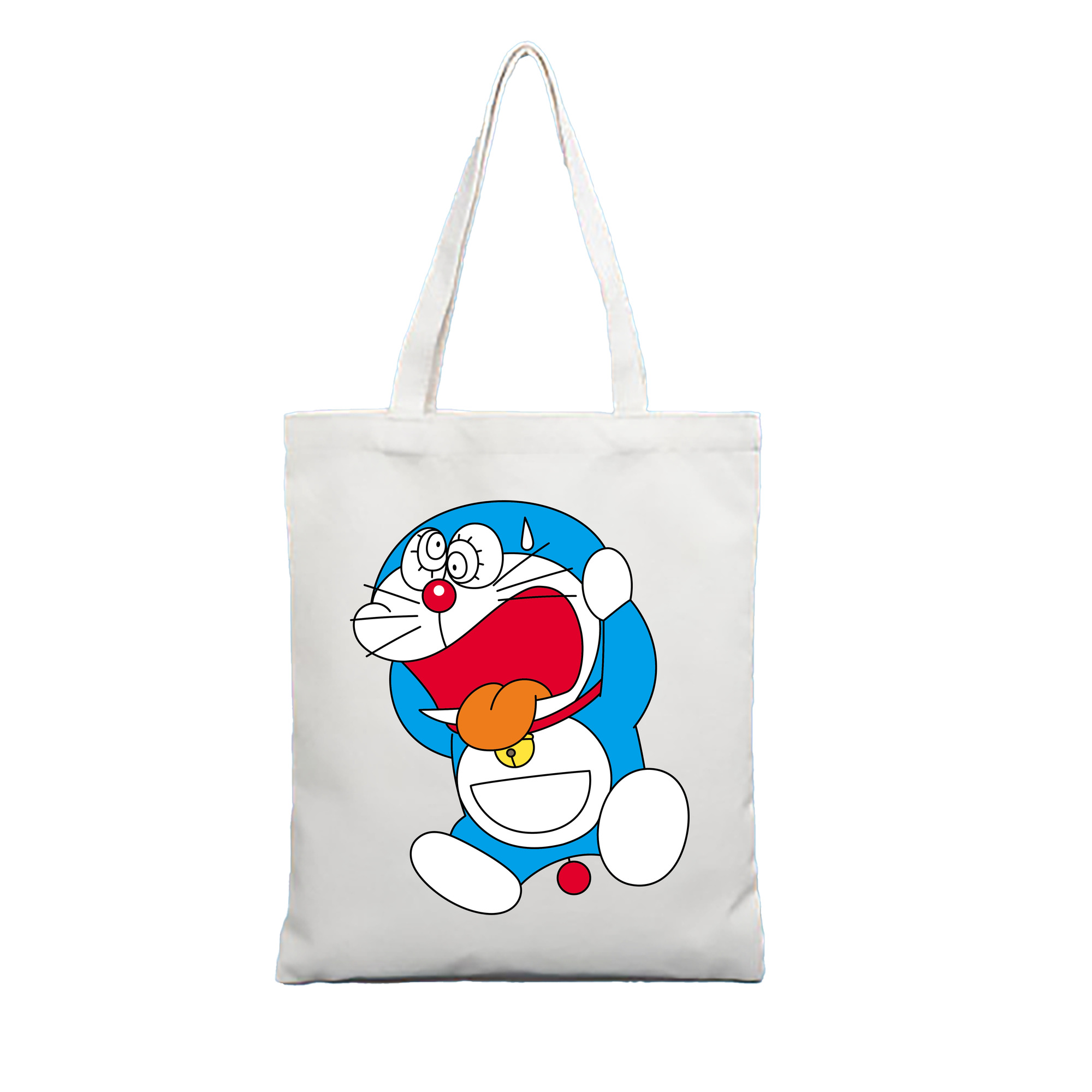 （画像用） ドラえもん Doraemon 縦型キャンバス生地手提げバッグ　トートバッグ
