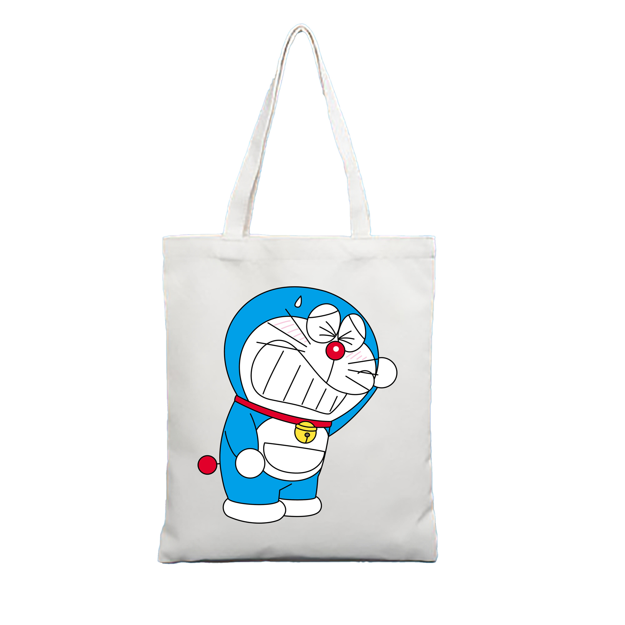 （画像用） ドラえもん Doraemon 縦型キャンバス生地手提げバッグ　トートバッグ