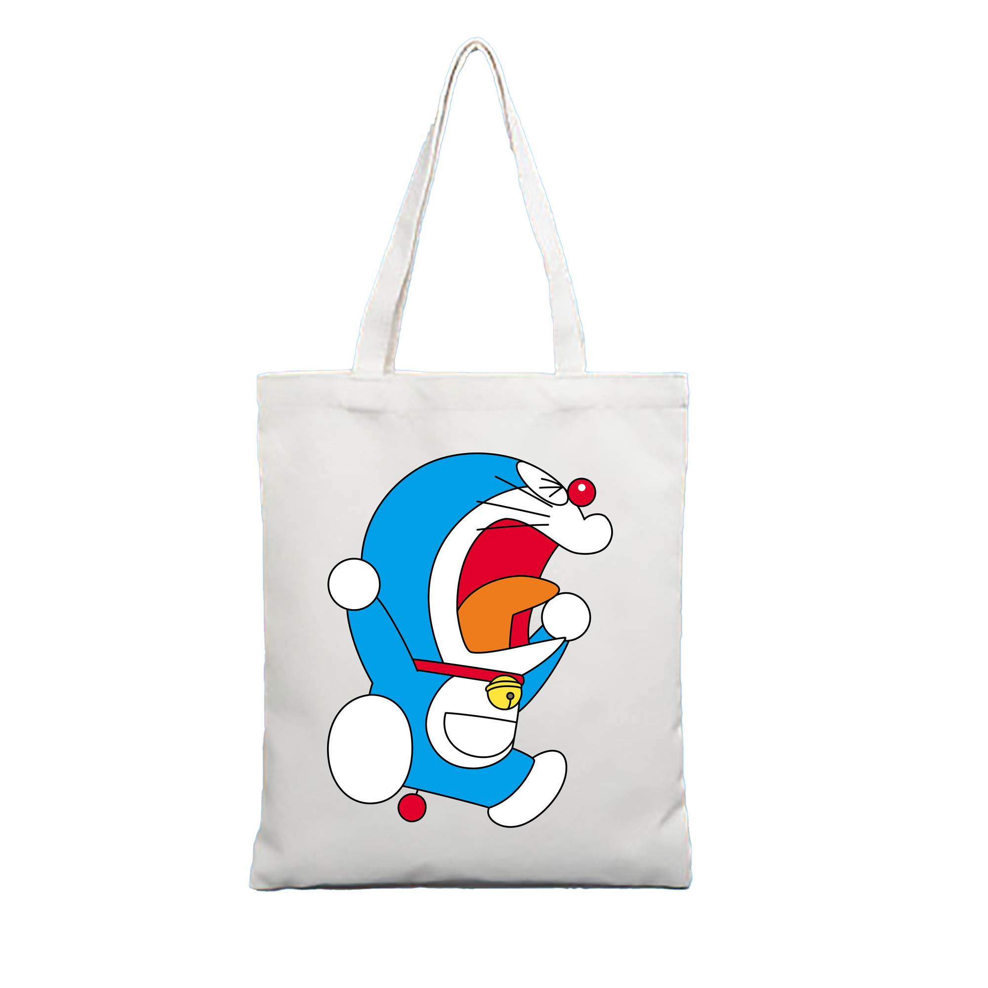 （画像用） ドラえもん Doraemon 縦型キャンバス生地手提げバッグ　トートバッグ