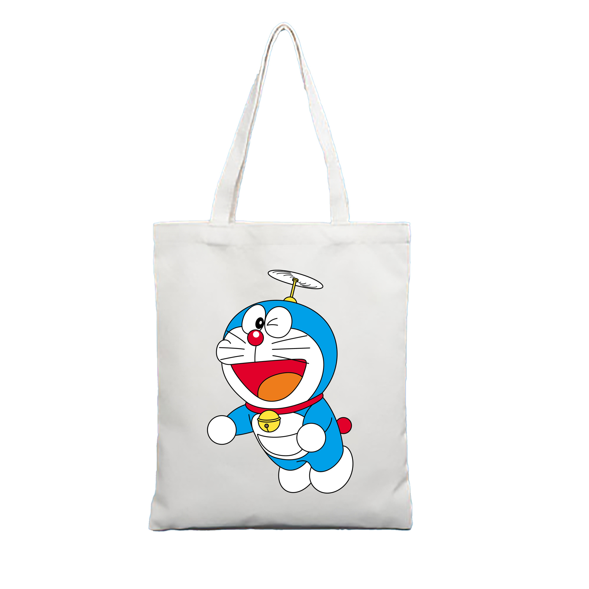 （画像用） ドラえもん Doraemon 縦型キャンバス生地手提げバッグ　トートバッグ