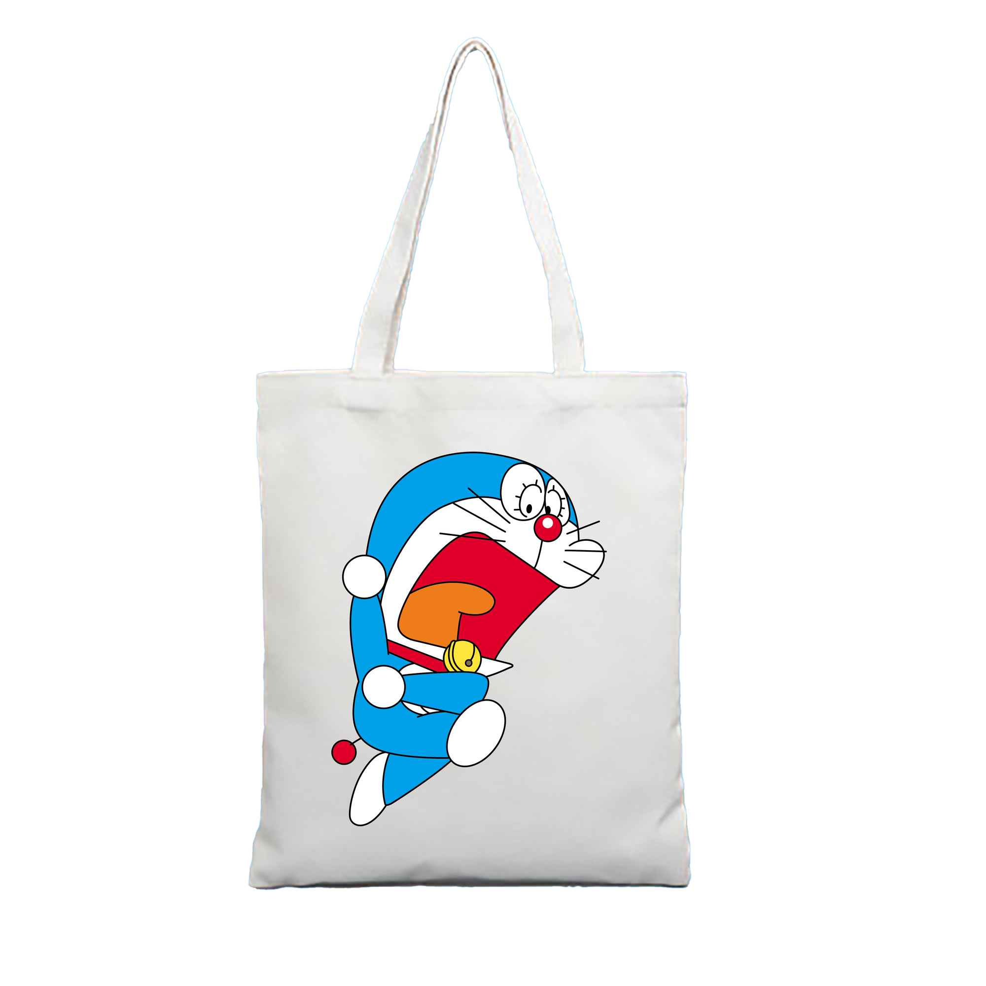 （画像用） ドラえもん Doraemon 縦型キャンバス生地手提げバッグ　トートバッグ
