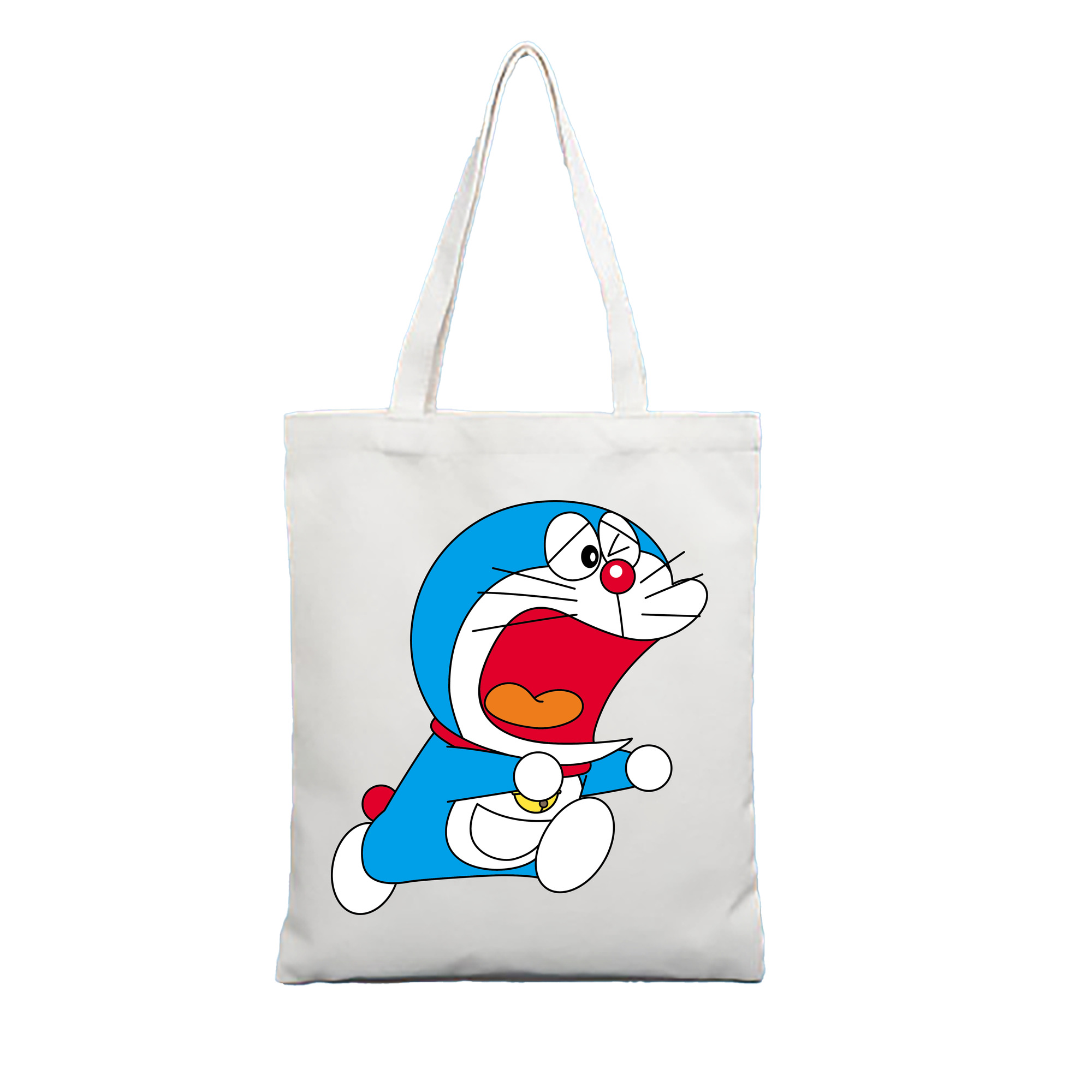 （画像用） ドラえもん Doraemon 縦型キャンバス生地手提げバッグ　トートバッグ