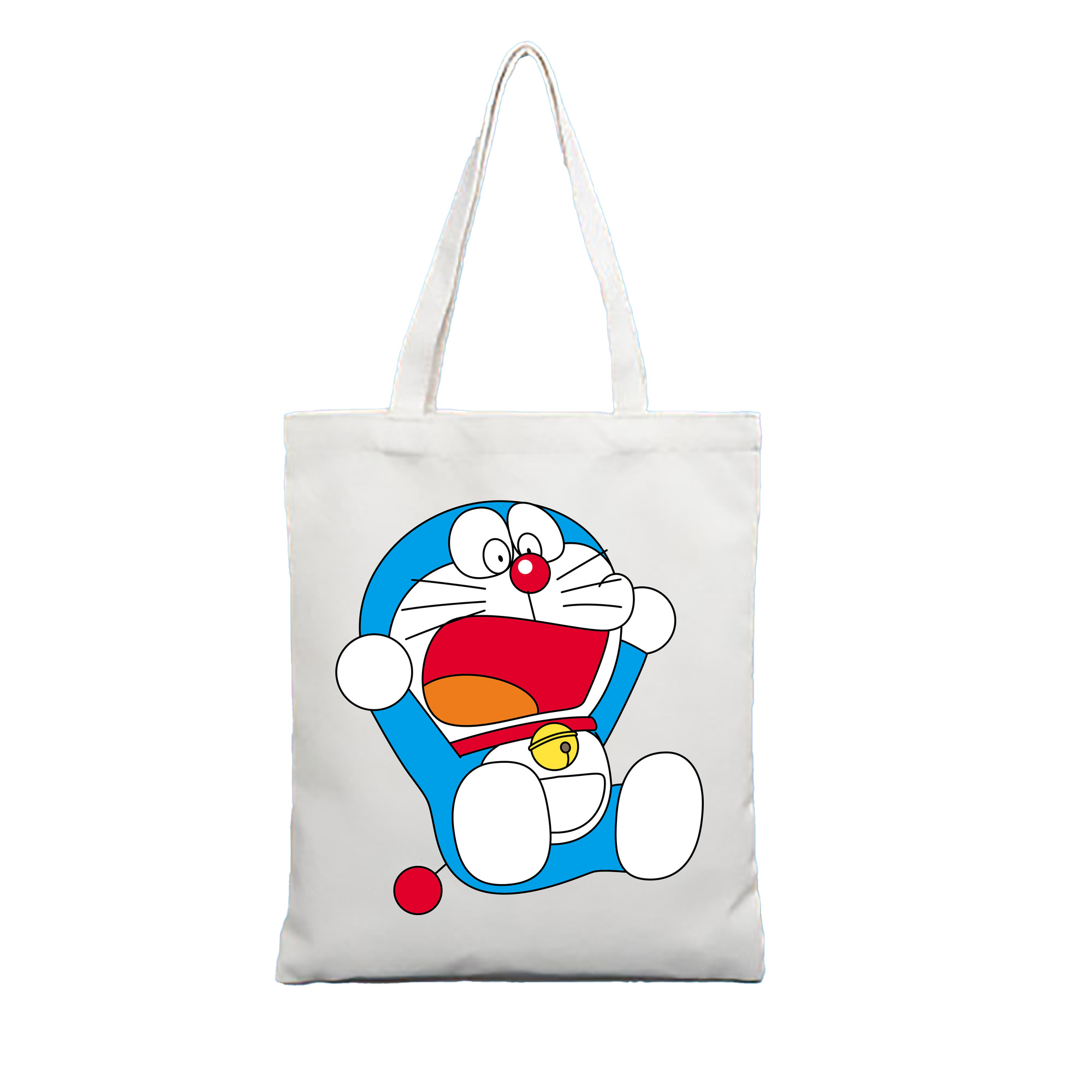 （画像用） ドラえもん Doraemon 縦型キャンバス生地手提げバッグ　トートバッグ