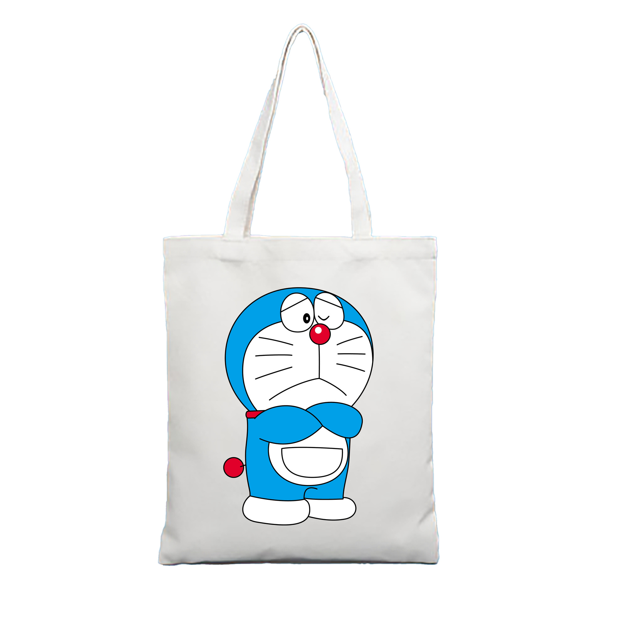 （画像用） ドラえもん Doraemon 縦型キャンバス生地手提げバッグ　トートバッグ