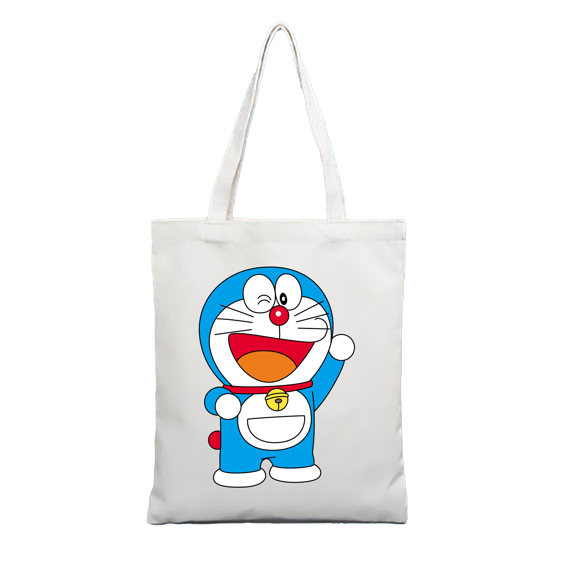 （画像用） ドラえもん Doraemon 縦型キャンバス生地手提げバッグ　トートバッグ