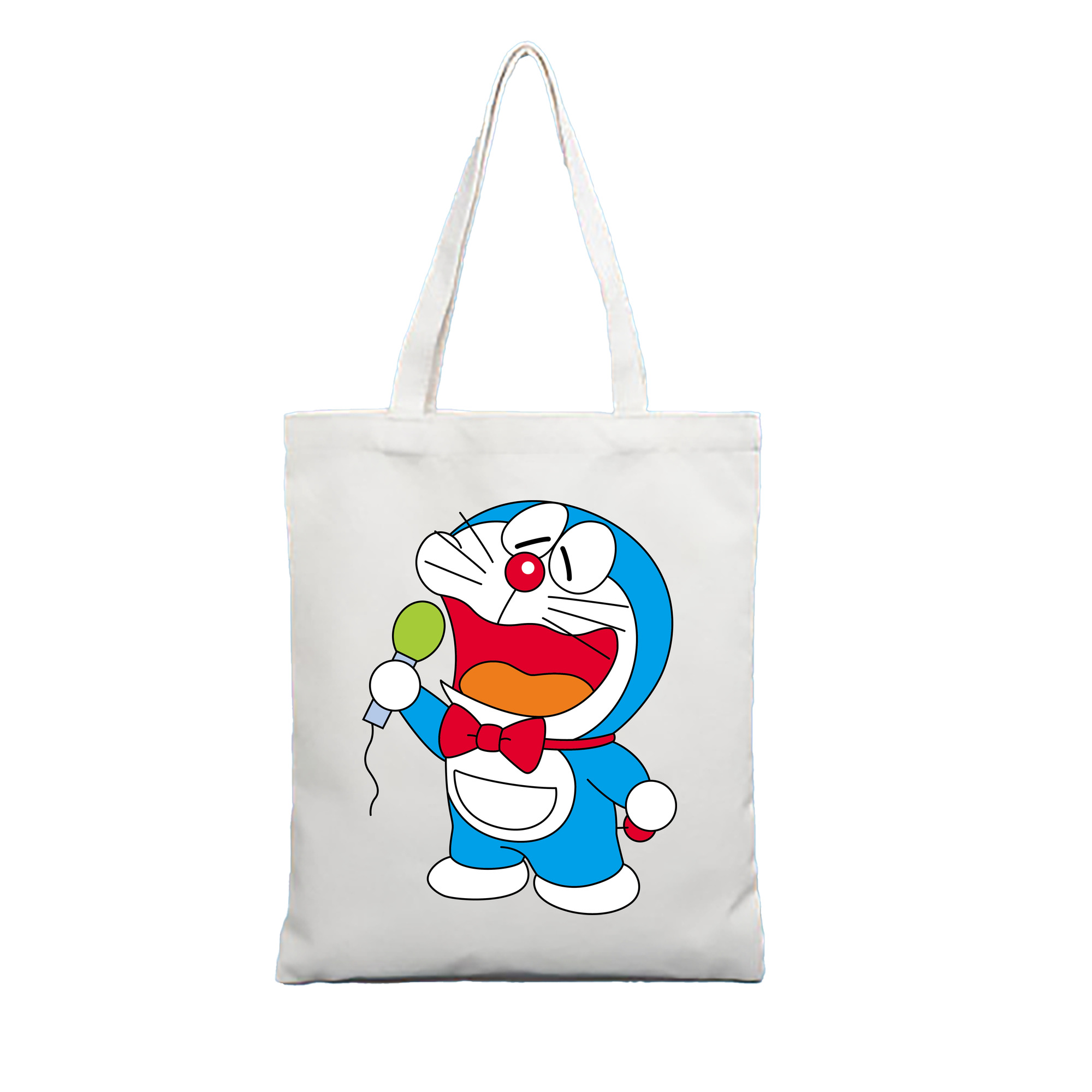 （画像用） ドラえもん Doraemon 縦型キャンバス生地手提げバッグ　トートバッグ