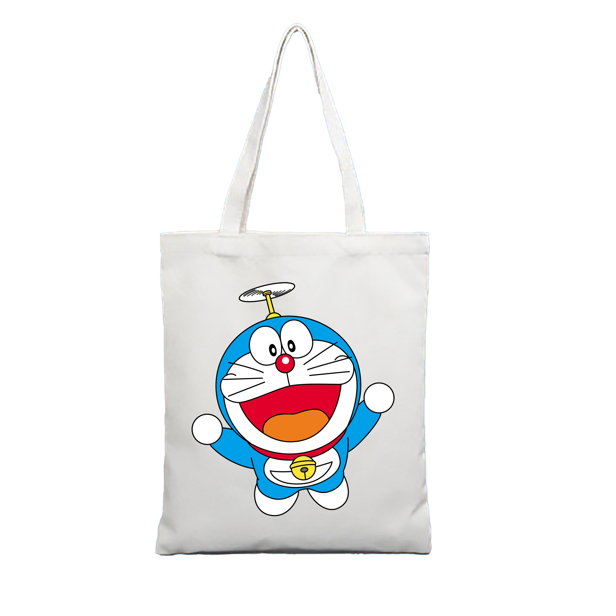（画像用） ドラえもん Doraemon 縦型キャンバス生地手提げバッグ　トートバッグ