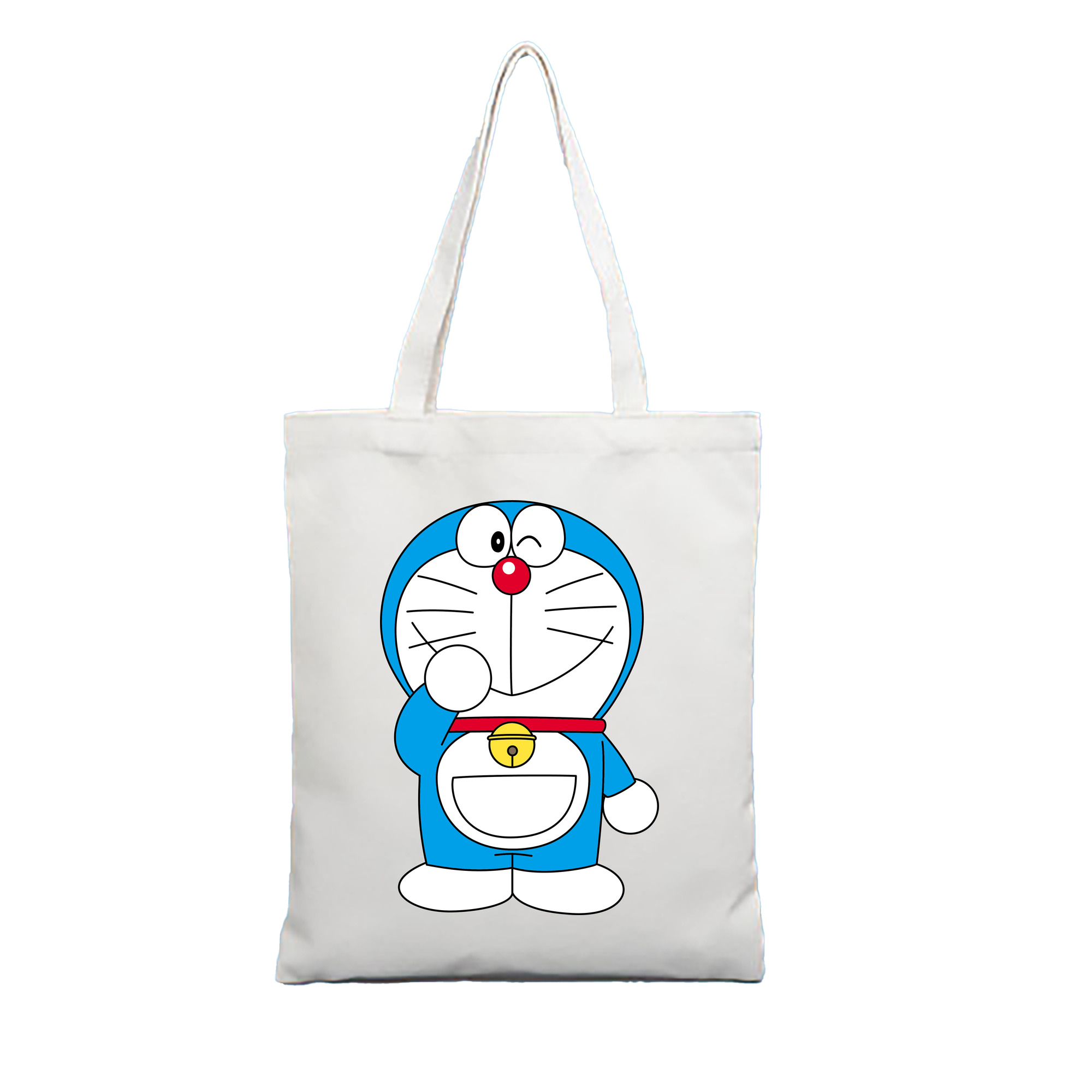 （画像用） ドラえもん Doraemon 縦型キャンバス生地手提げバッグ　トートバッグ