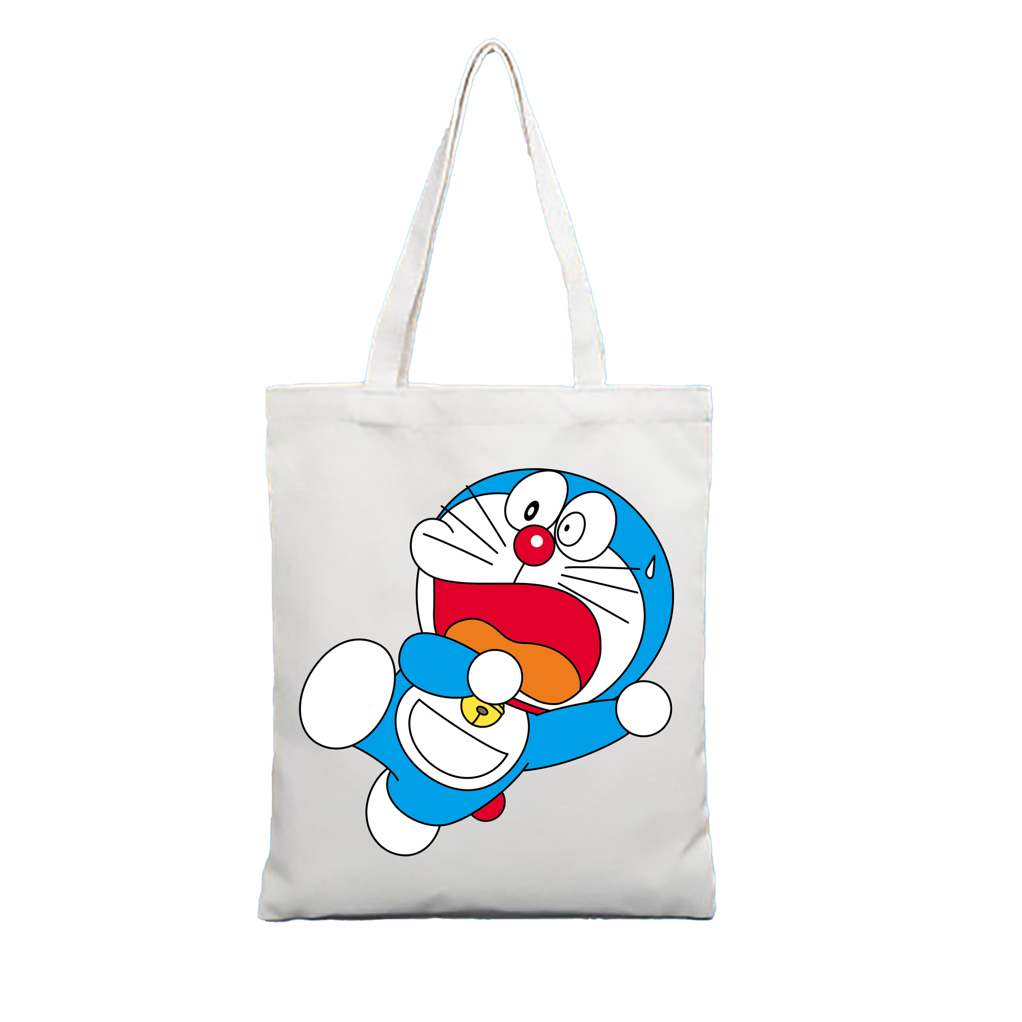 （画像用） ドラえもん Doraemon 縦型キャンバス生地手提げバッグ　トートバッグ