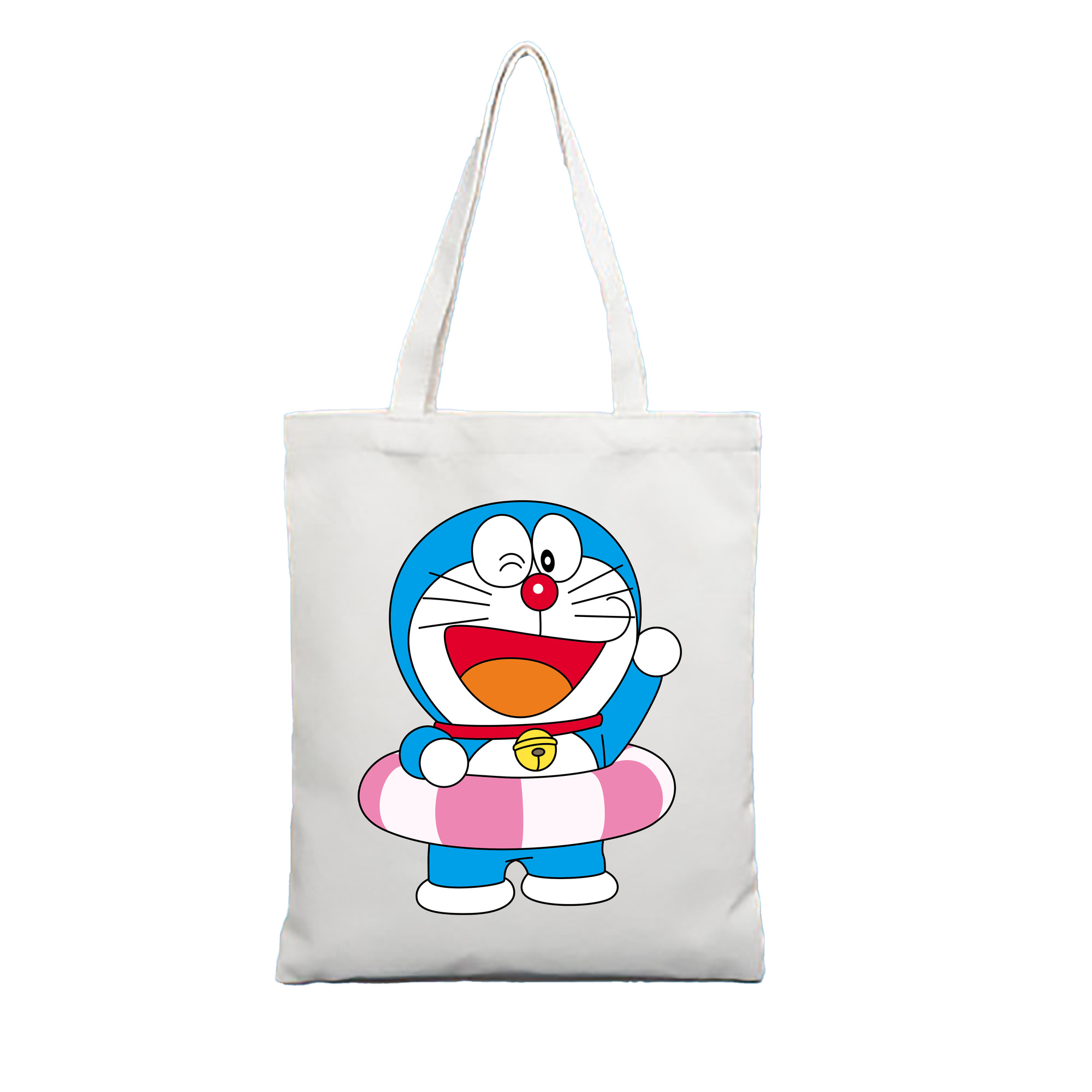 （画像用） ドラえもん Doraemon 縦型キャンバス生地手提げバッグ　トートバッグ