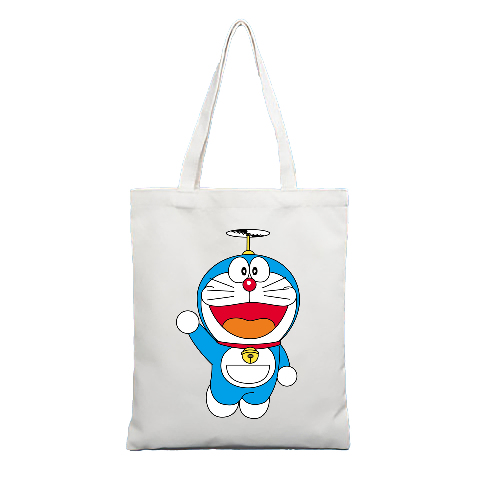 （画像用） ドラえもん Doraemon 縦型キャンバス生地手提げバッグ　トートバッグ