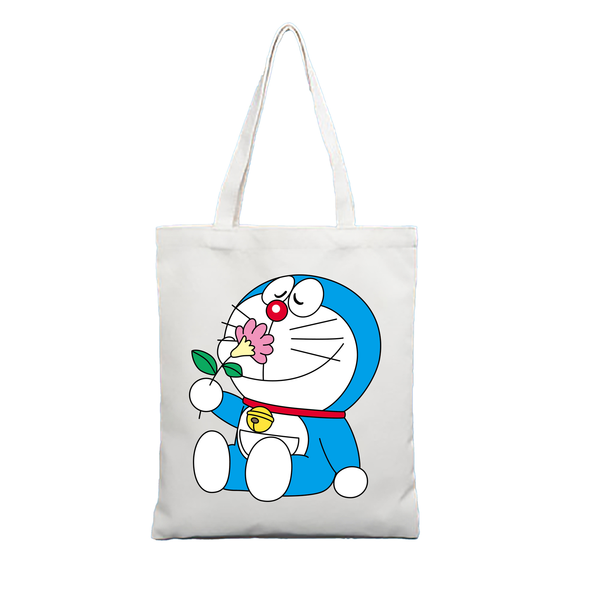 （画像用） ドラえもん Doraemon 縦型キャンバス生地手提げバッグ　トートバッグ