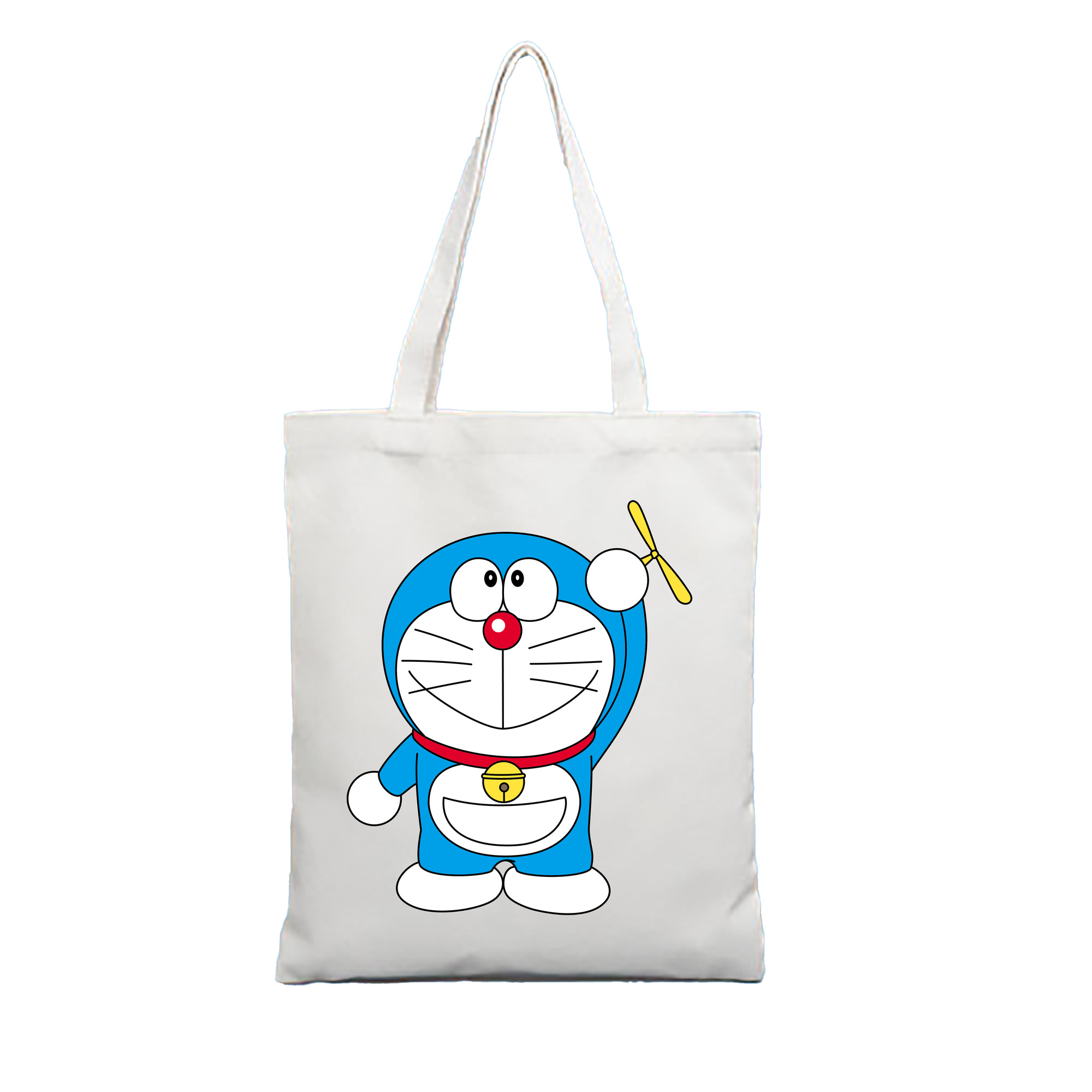 （画像用） ドラえもん Doraemon 縦型キャンバス生地手提げバッグ　トートバッグ