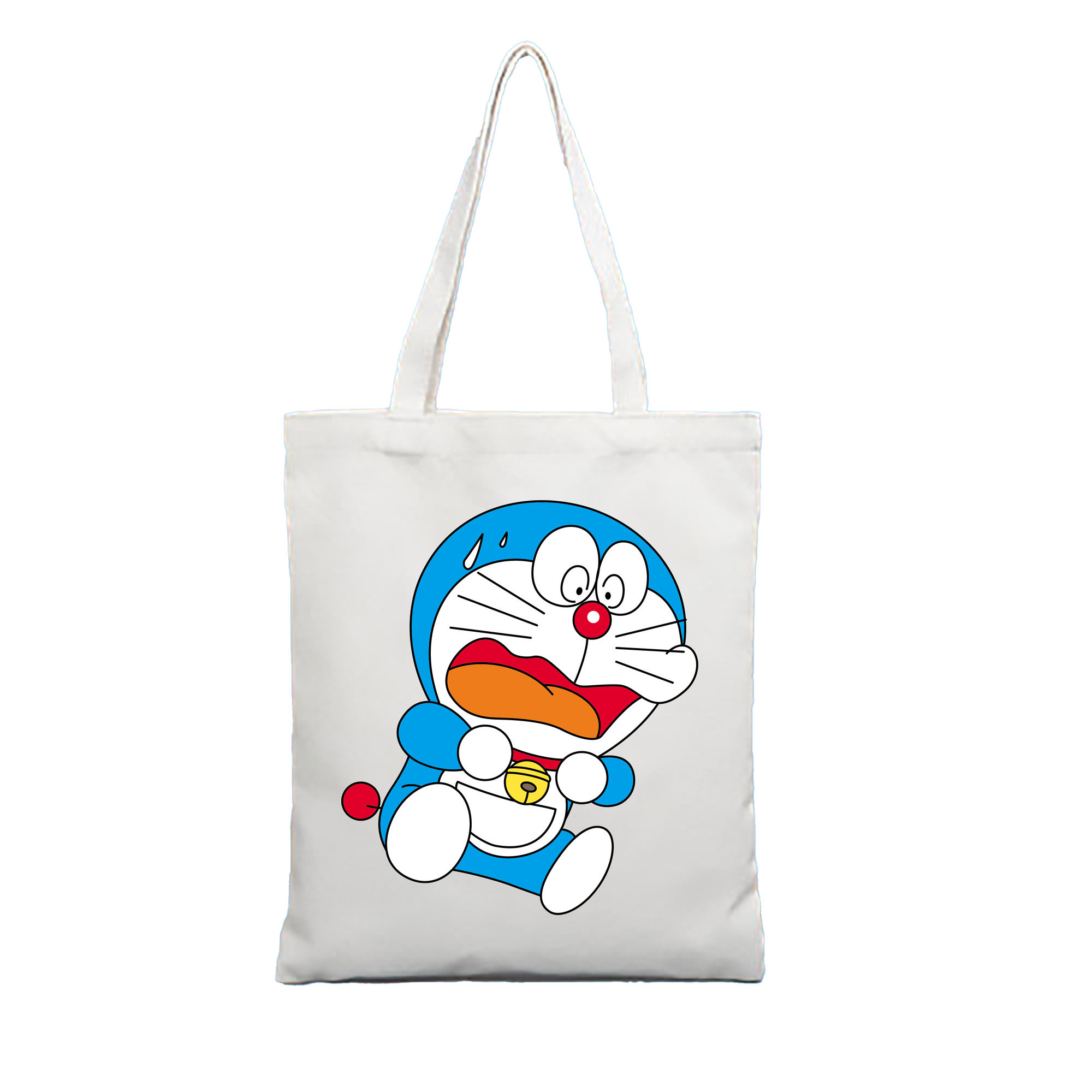 （画像用） ドラえもん Doraemon 縦型キャンバス生地手提げバッグ　トートバッグ