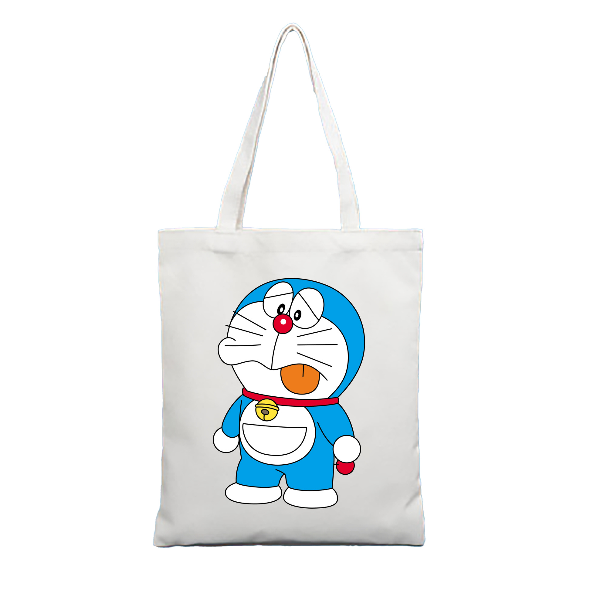 （画像用） ドラえもん Doraemon 縦型キャンバス生地手提げバッグ　トートバッグ
