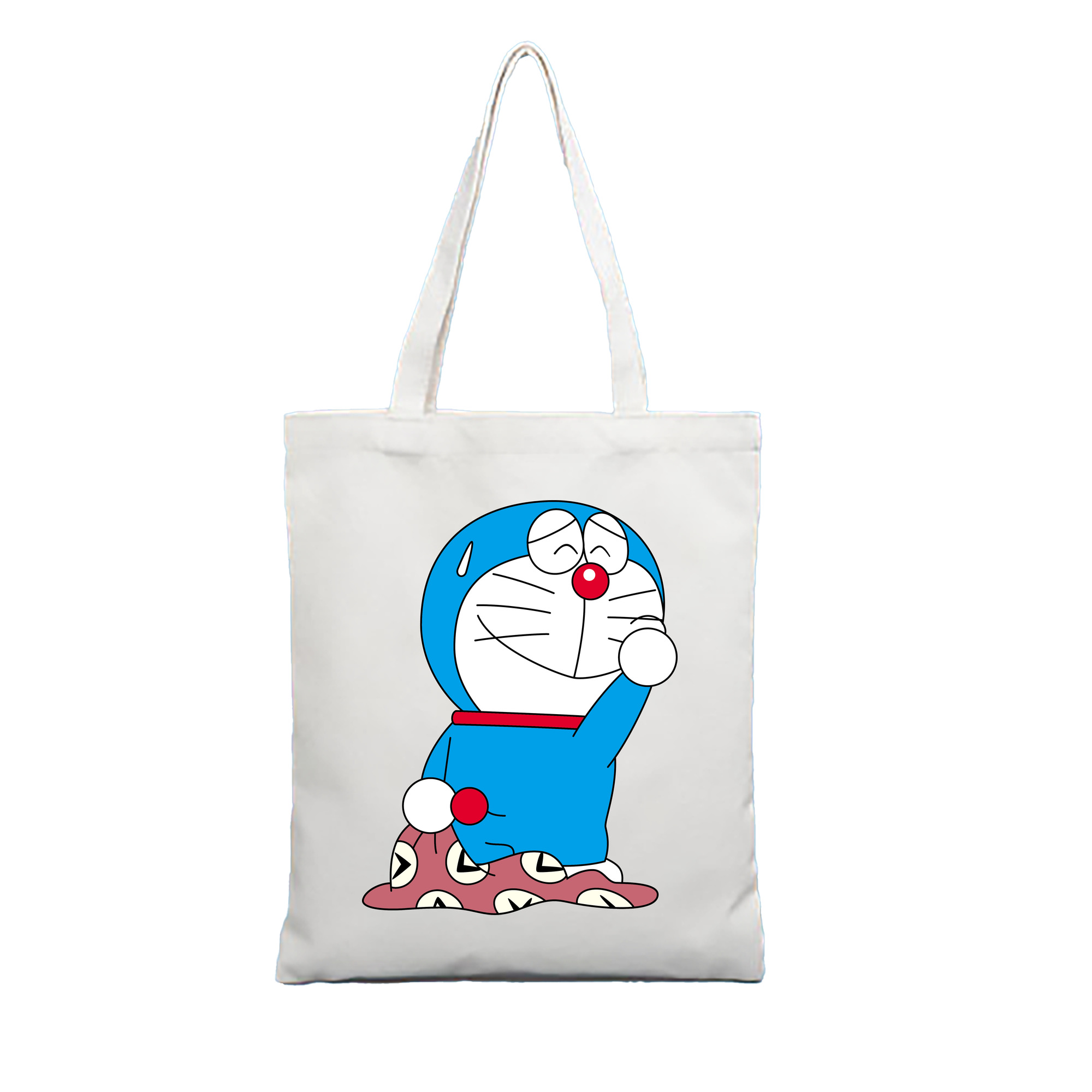 （画像用） ドラえもん Doraemon 縦型キャンバス生地手提げバッグ　トートバッグ