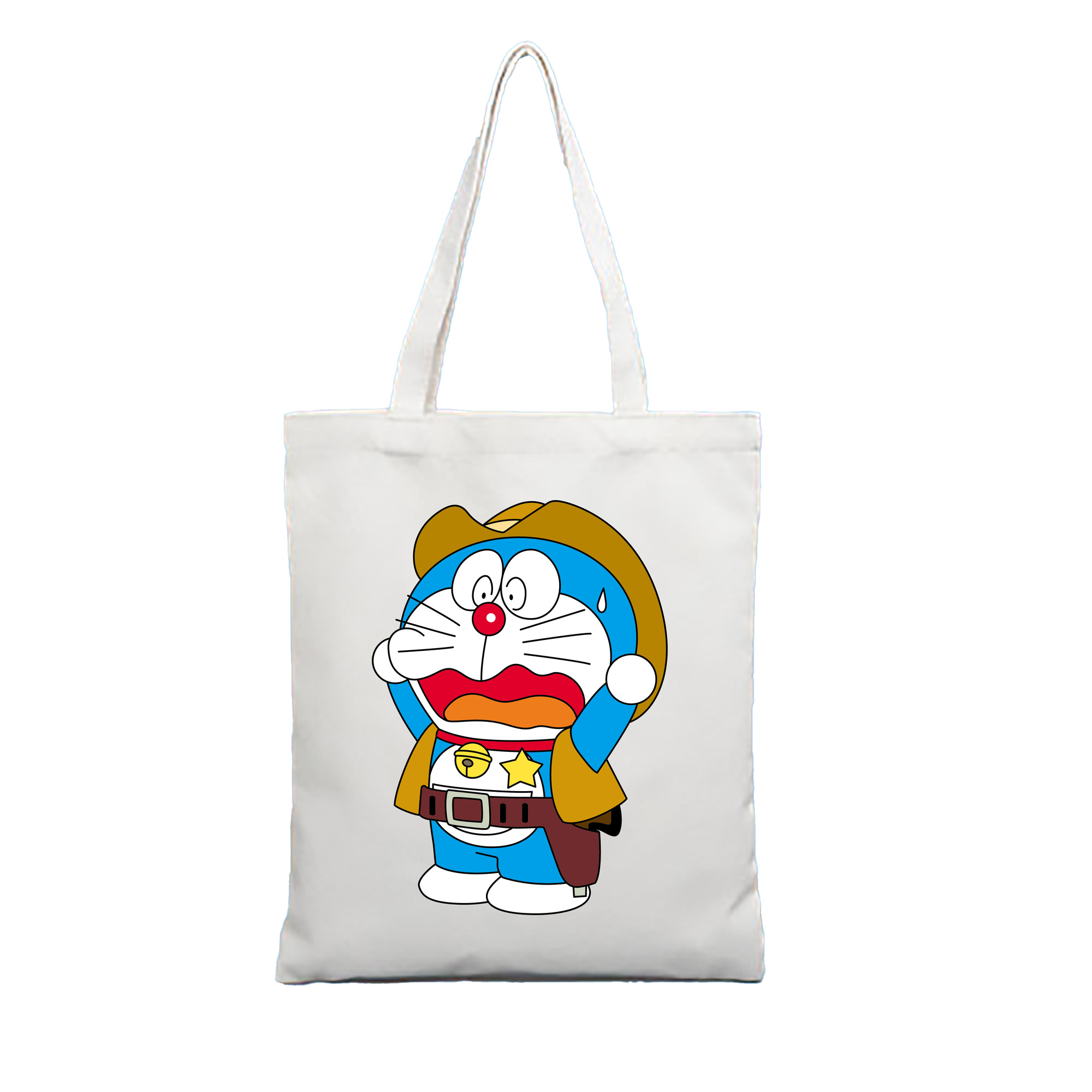 （画像用） ドラえもん Doraemon 縦型キャンバス生地手提げバッグ　トートバッグ