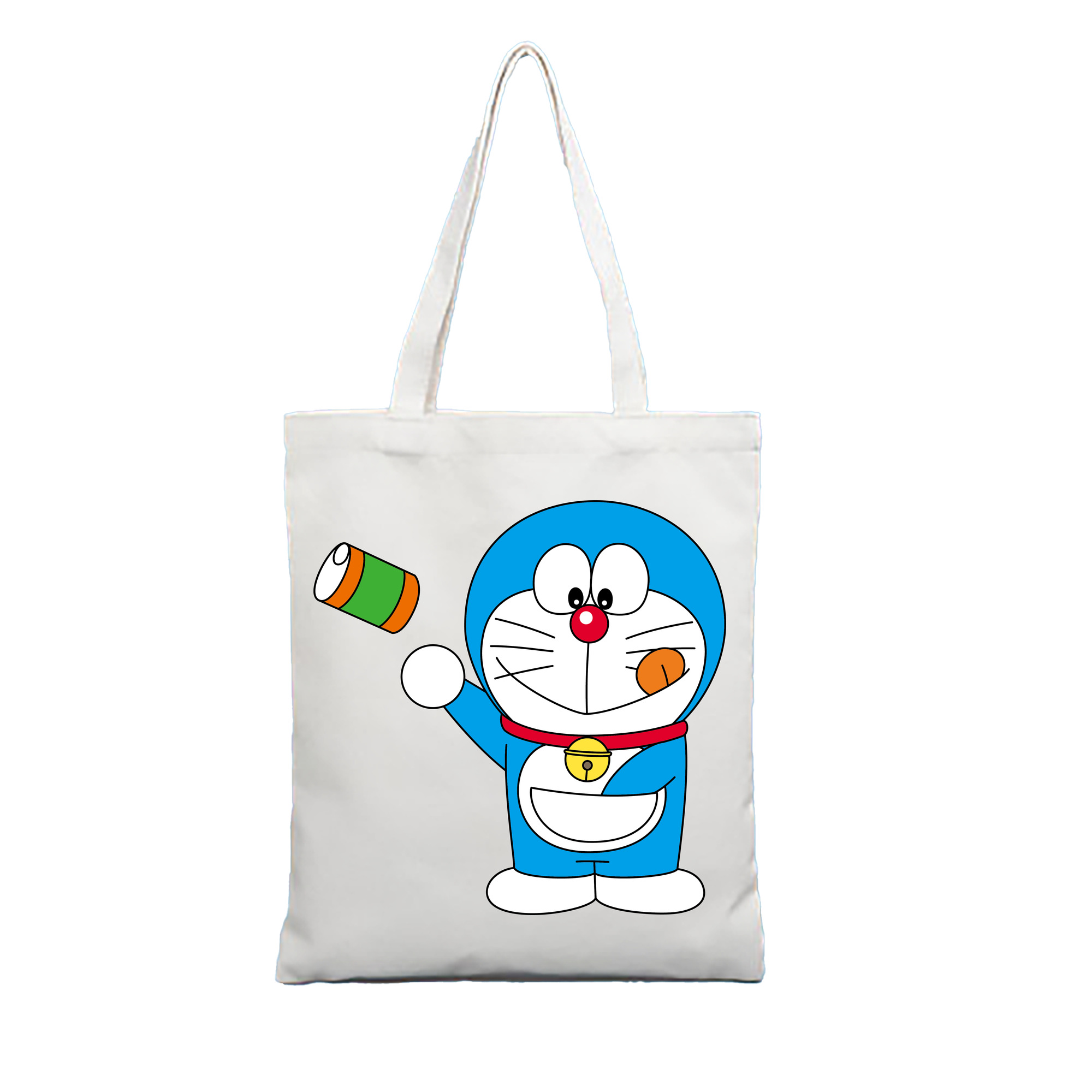 （画像用） ドラえもん Doraemon 縦型キャンバス生地手提げバッグ　トートバッグ