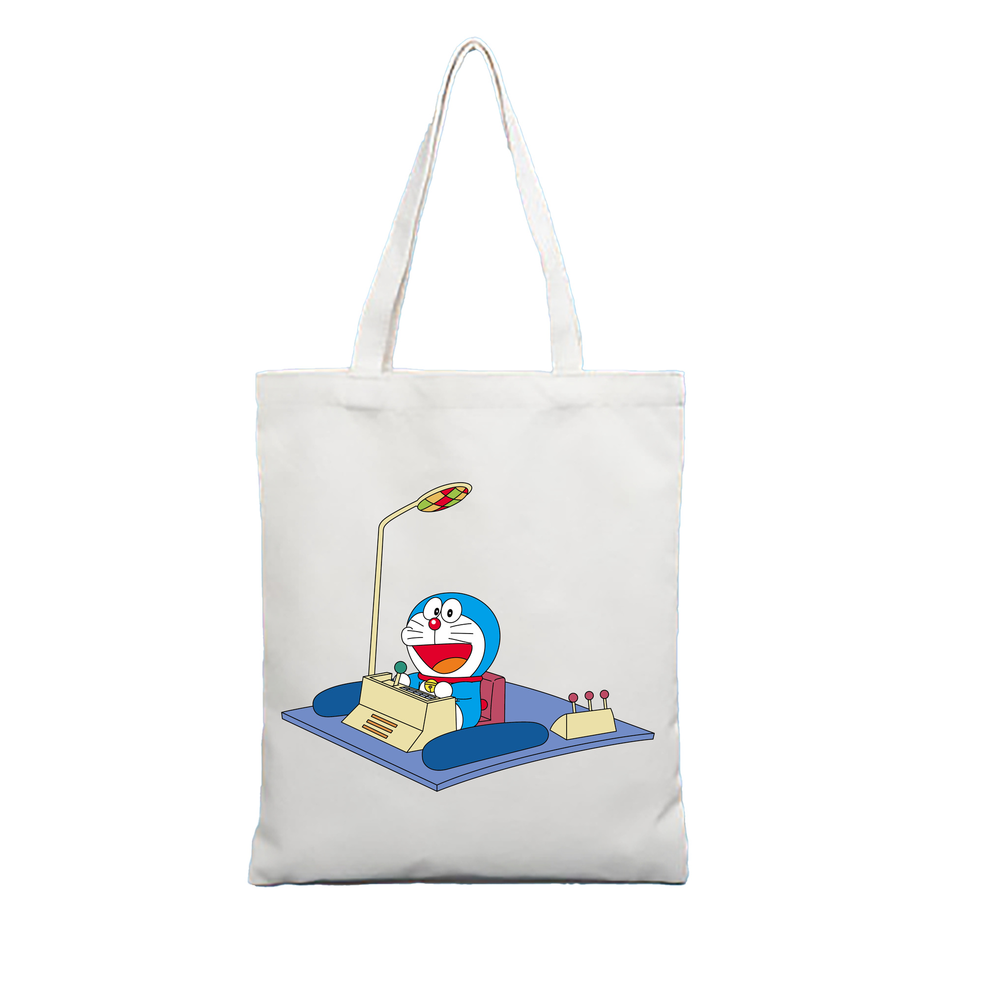 （画像用） ドラえもん Doraemon 縦型キャンバス生地手提げバッグ　トートバッグ