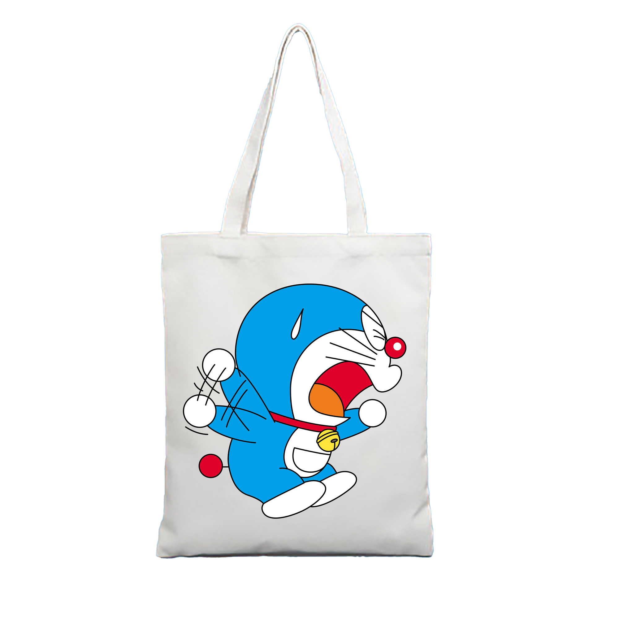 （画像用） ドラえもん Doraemon 縦型キャンバス生地手提げバッグ　トートバッグ