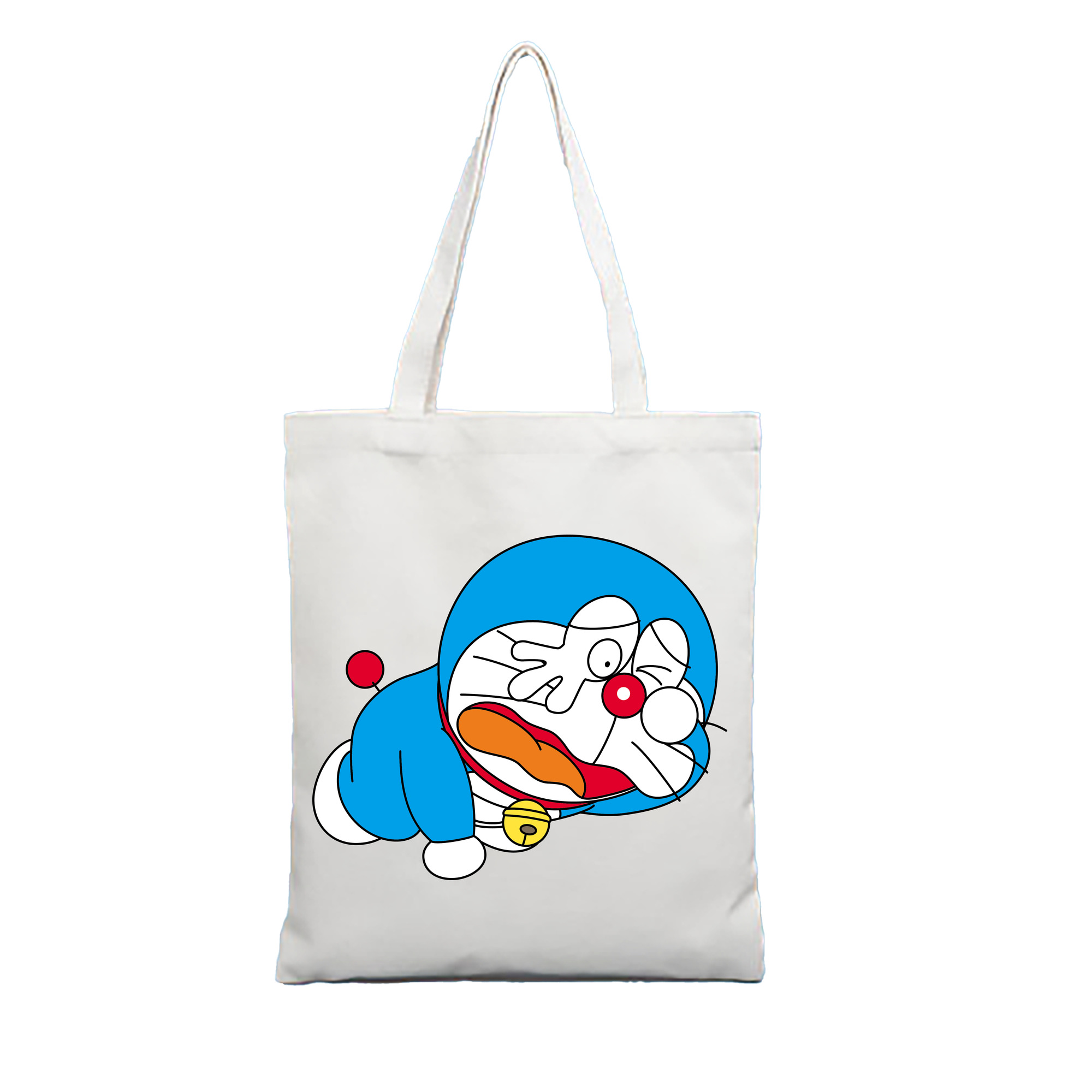 （画像用） ドラえもん Doraemon 縦型キャンバス生地手提げバッグ　トートバッグ