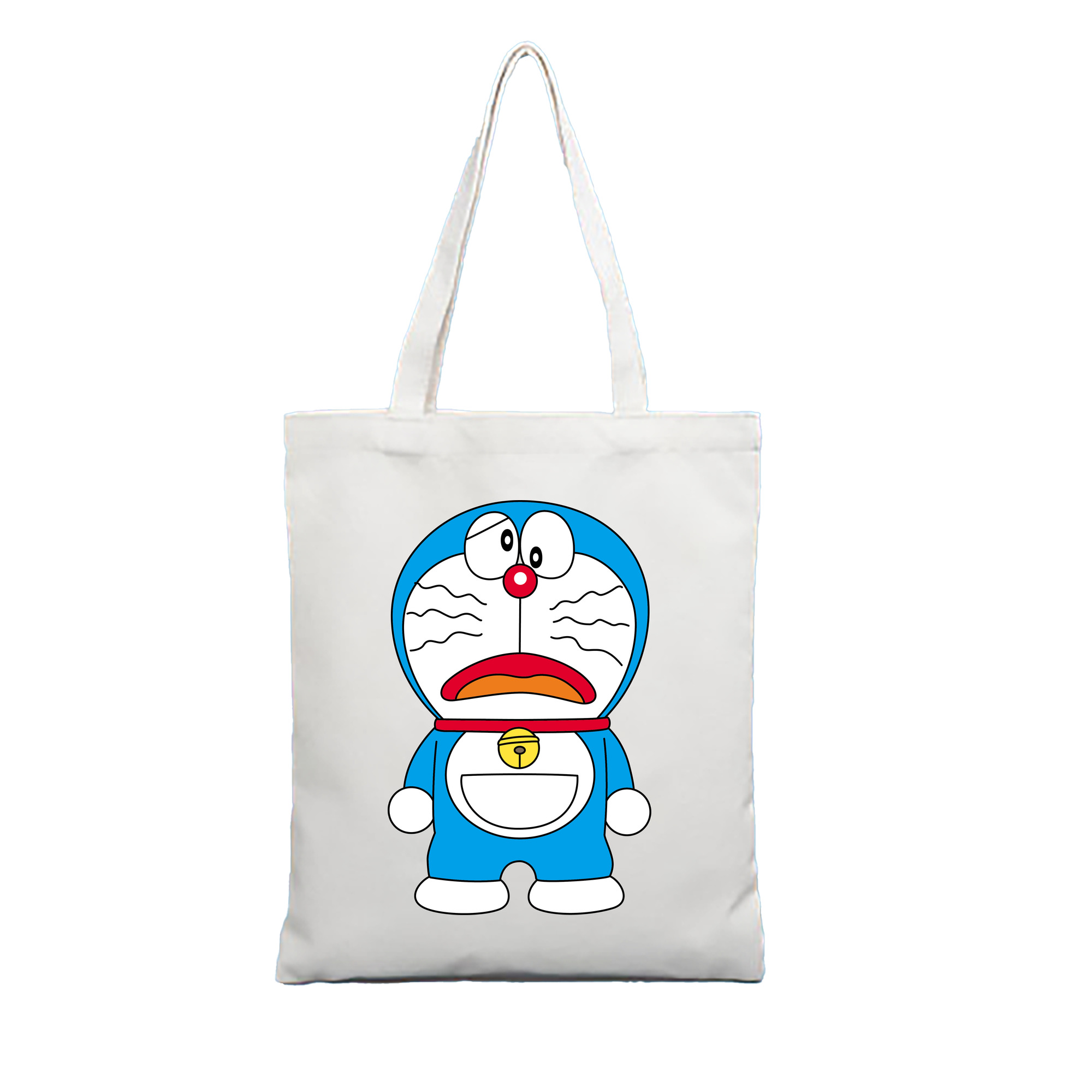 （画像用） ドラえもん Doraemon 縦型キャンバス生地手提げバッグ　トートバッグ