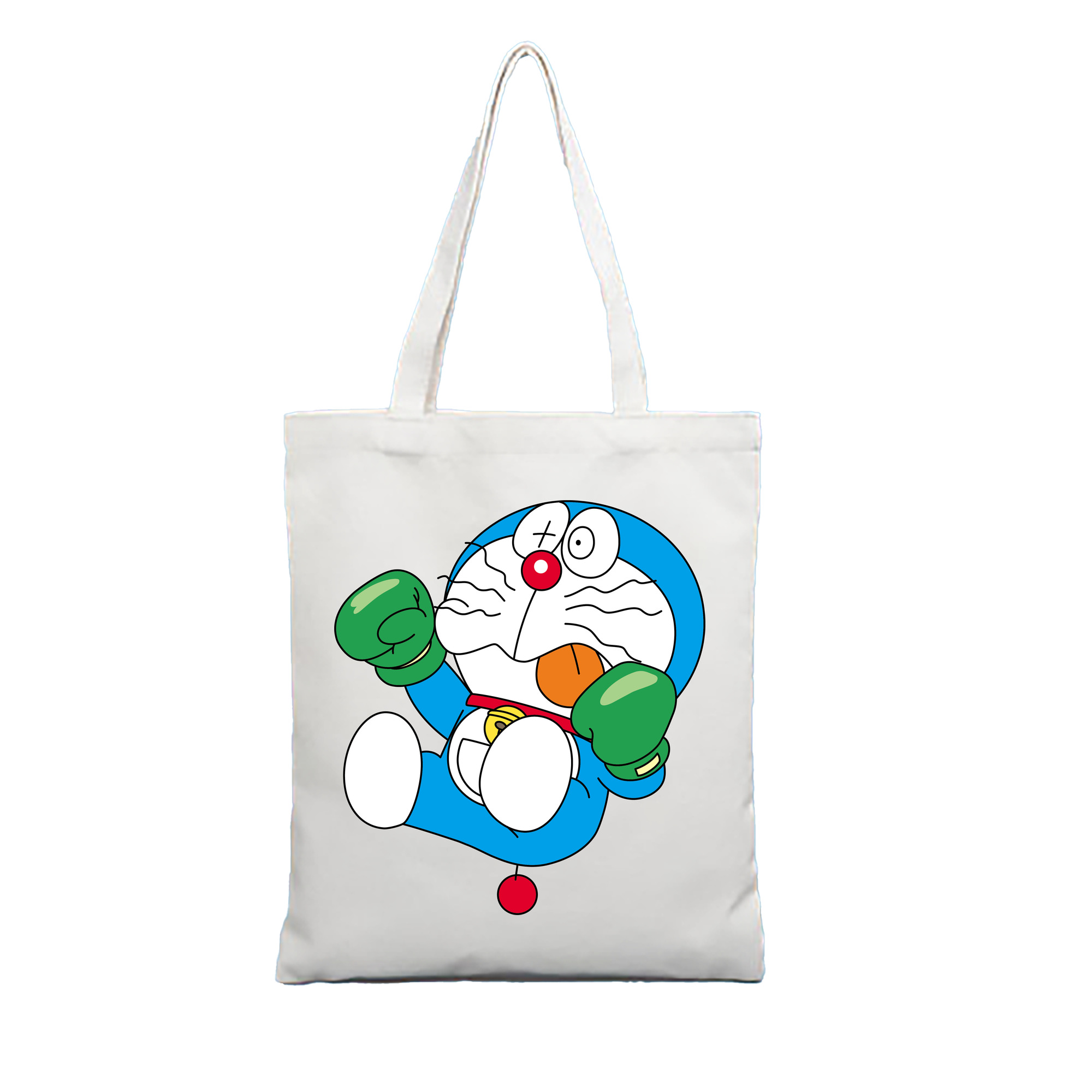 （画像用） ドラえもん Doraemon 縦型キャンバス生地手提げバッグ　トートバッグ