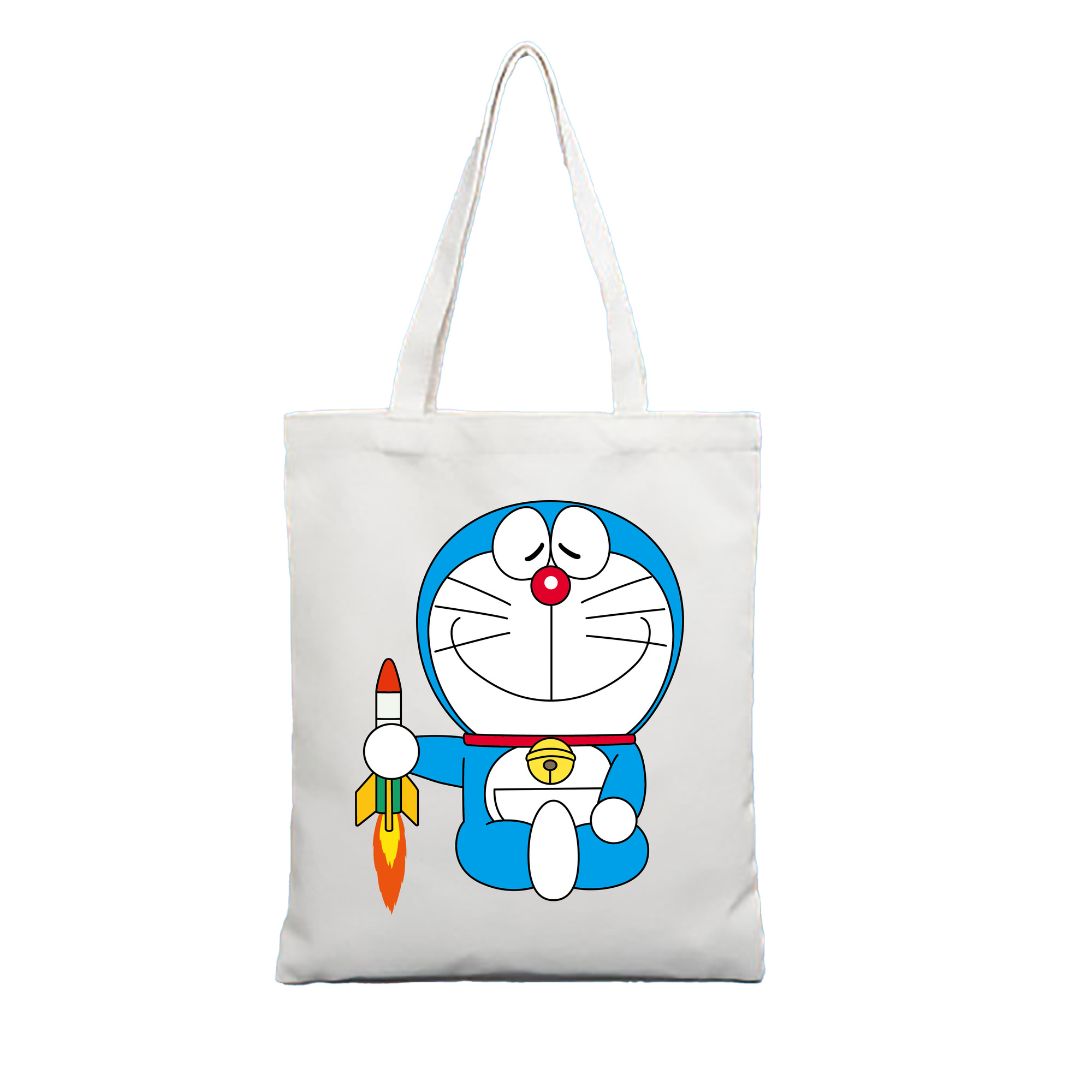 （画像用） ドラえもん Doraemon 縦型キャンバス生地手提げバッグ　トートバッグ