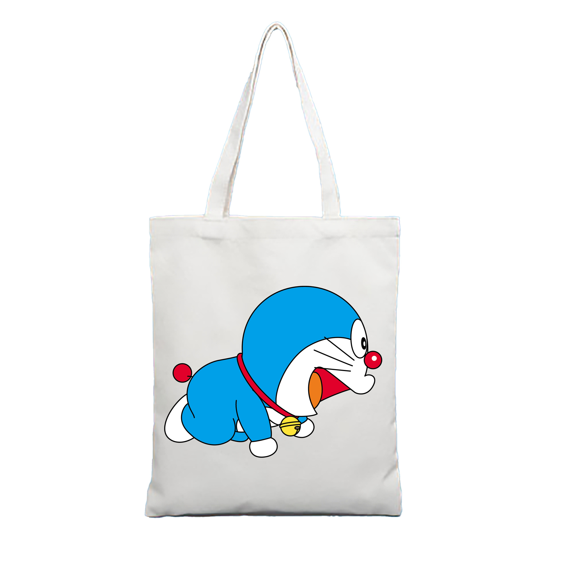 （画像用） ドラえもん Doraemon 縦型キャンバス生地手提げバッグ　トートバッグ