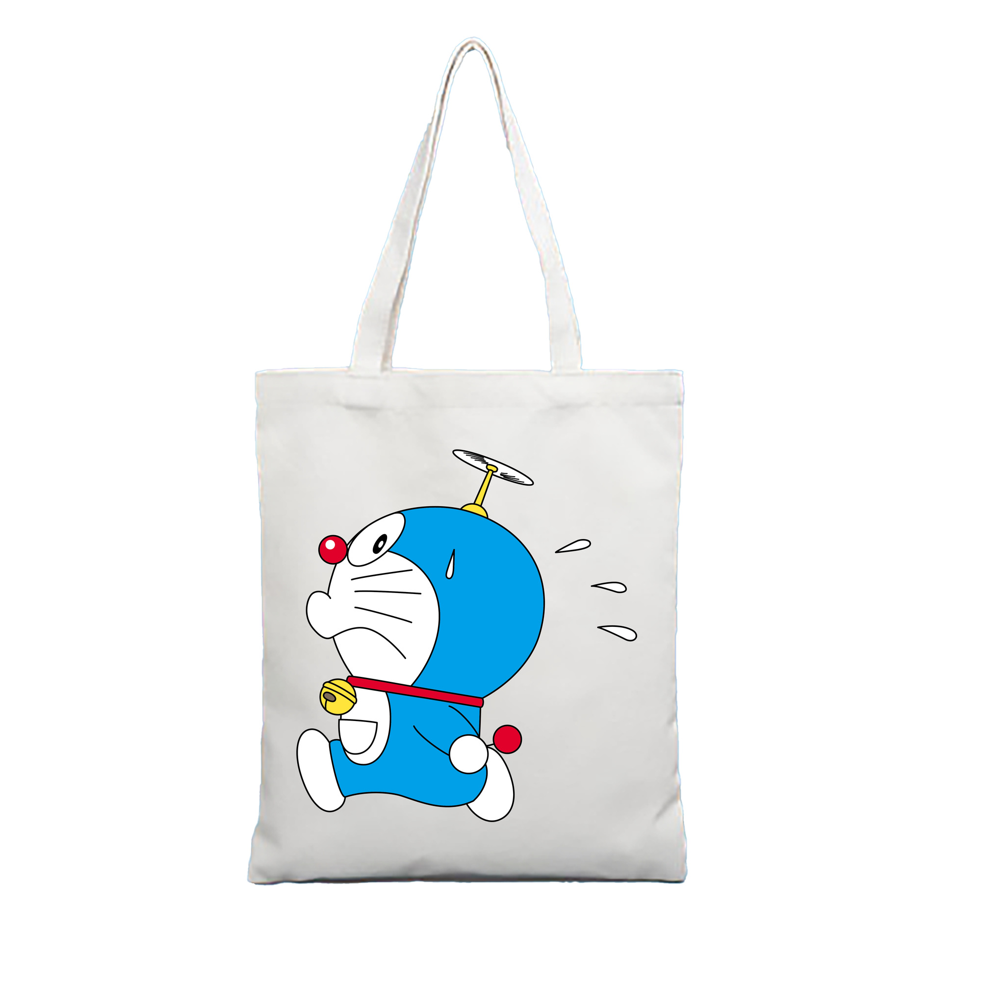 （画像用） ドラえもん Doraemon 縦型キャンバス生地手提げバッグ　トートバッグ