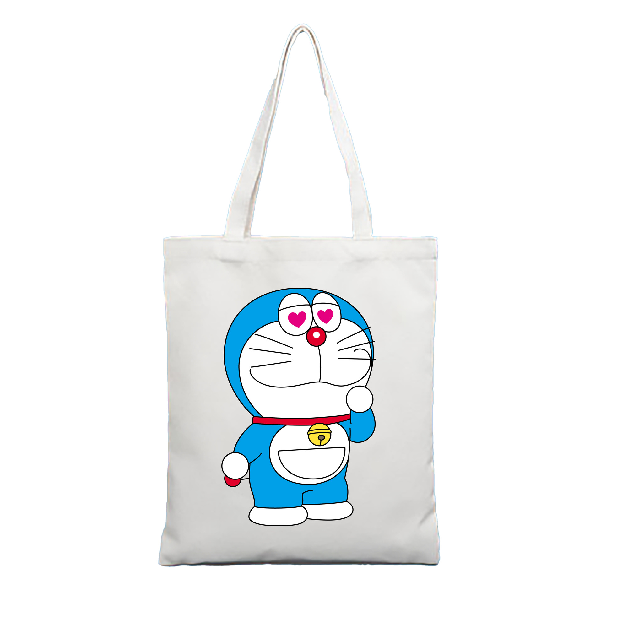 （画像用） ドラえもん Doraemon 縦型キャンバス生地手提げバッグ　トートバッグ