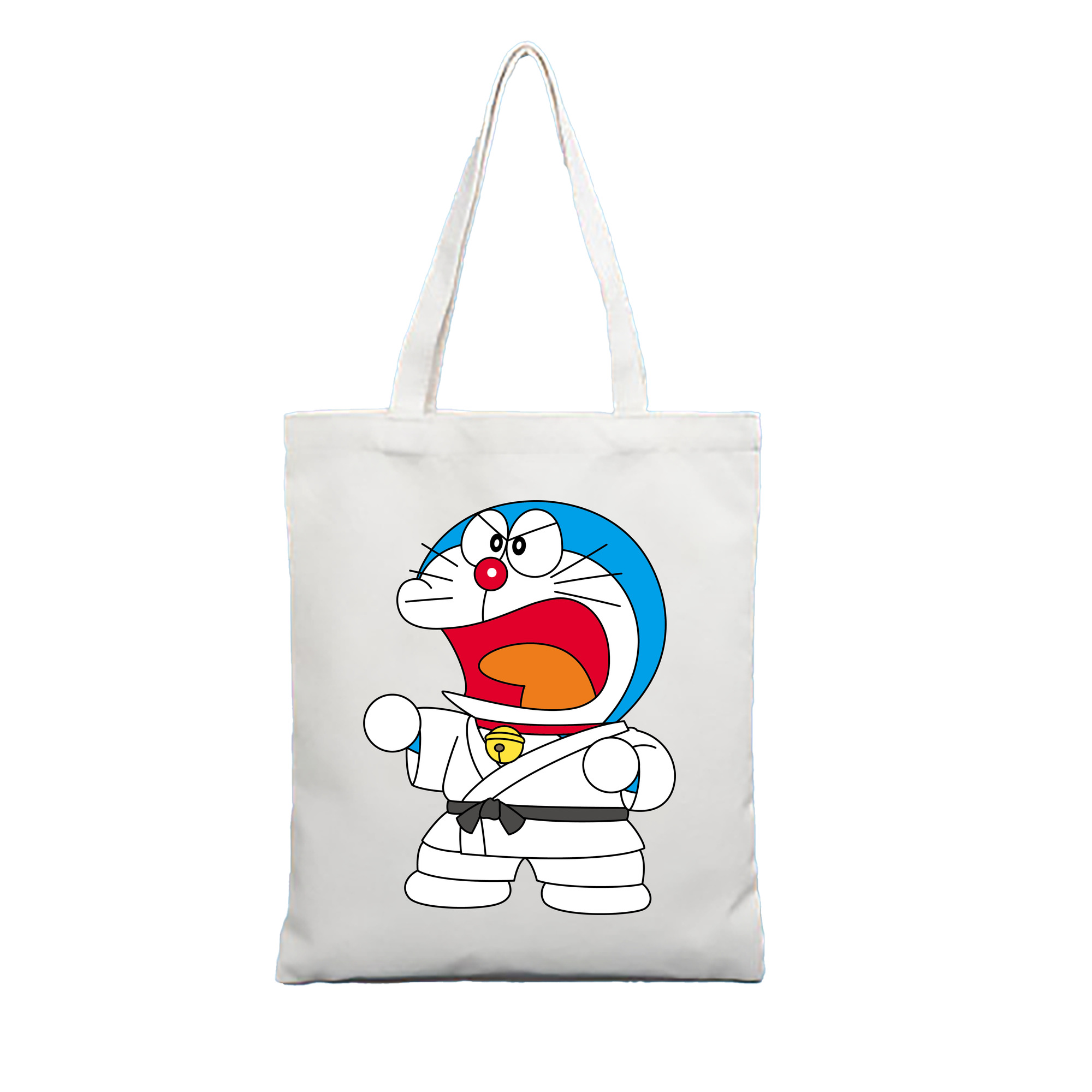 （画像用） ドラえもん Doraemon 縦型キャンバス生地手提げバッグ　トートバッグ