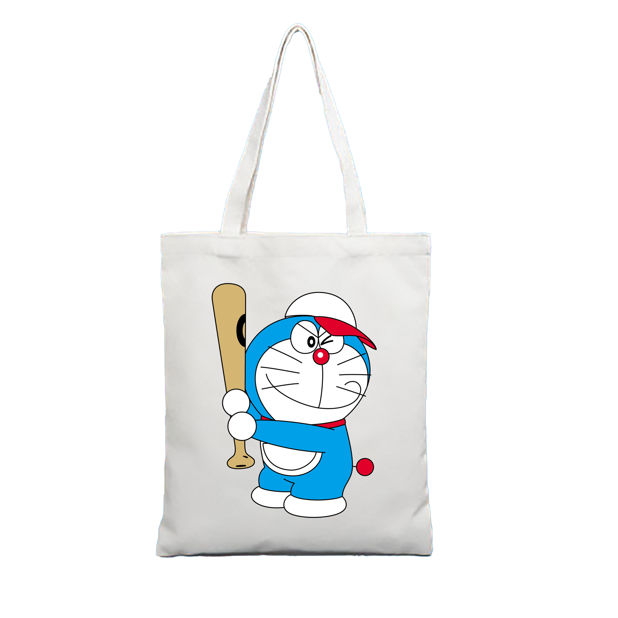 （画像用） ドラえもん Doraemon 縦型キャンバス生地手提げバッグ　トートバッグ