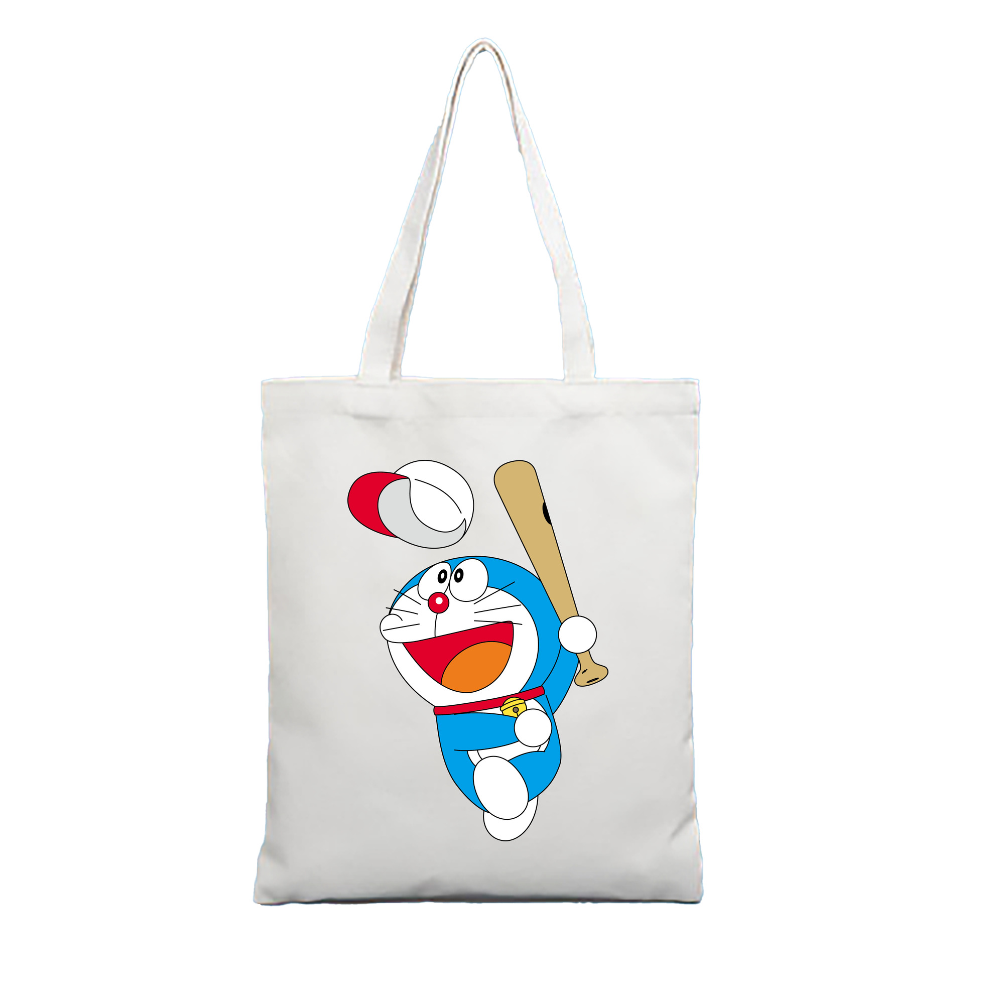 （画像用） ドラえもん Doraemon 縦型キャンバス生地手提げバッグ　トートバッグ