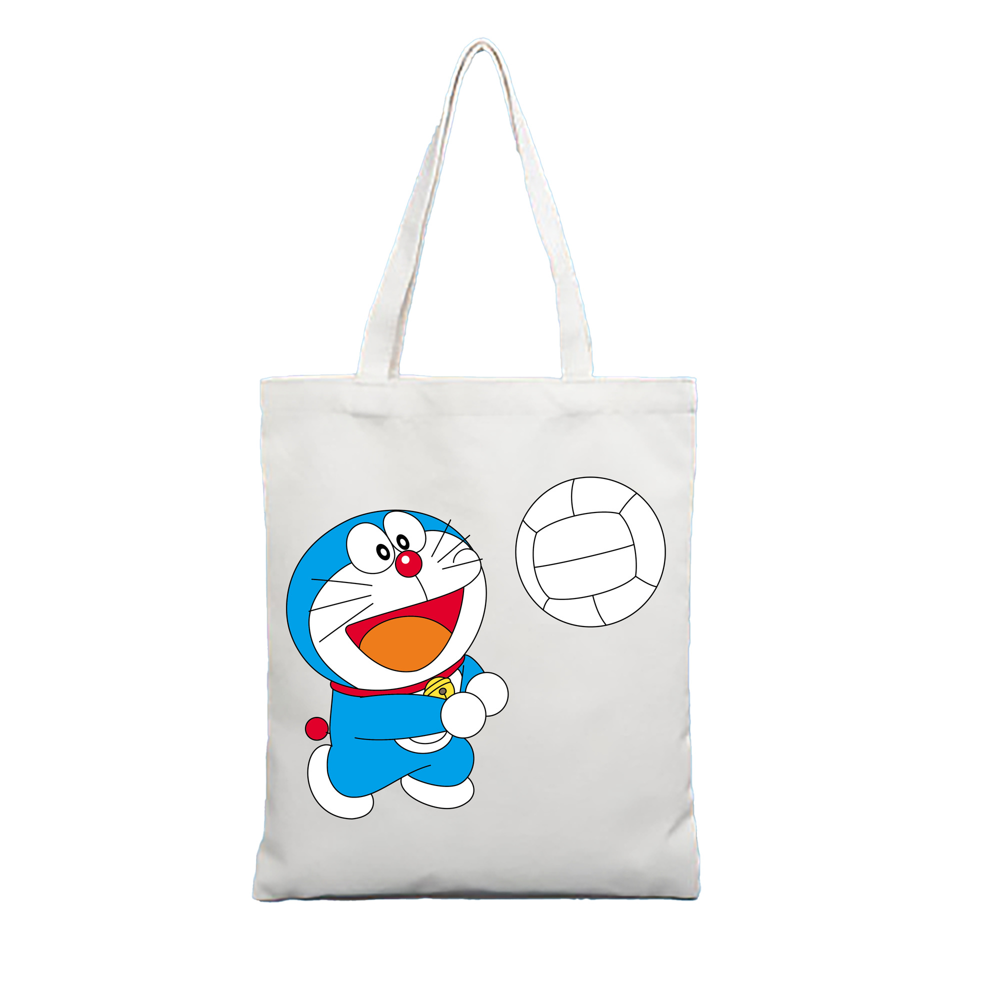 （画像用） ドラえもん Doraemon 縦型キャンバス生地手提げバッグ　トートバッグ