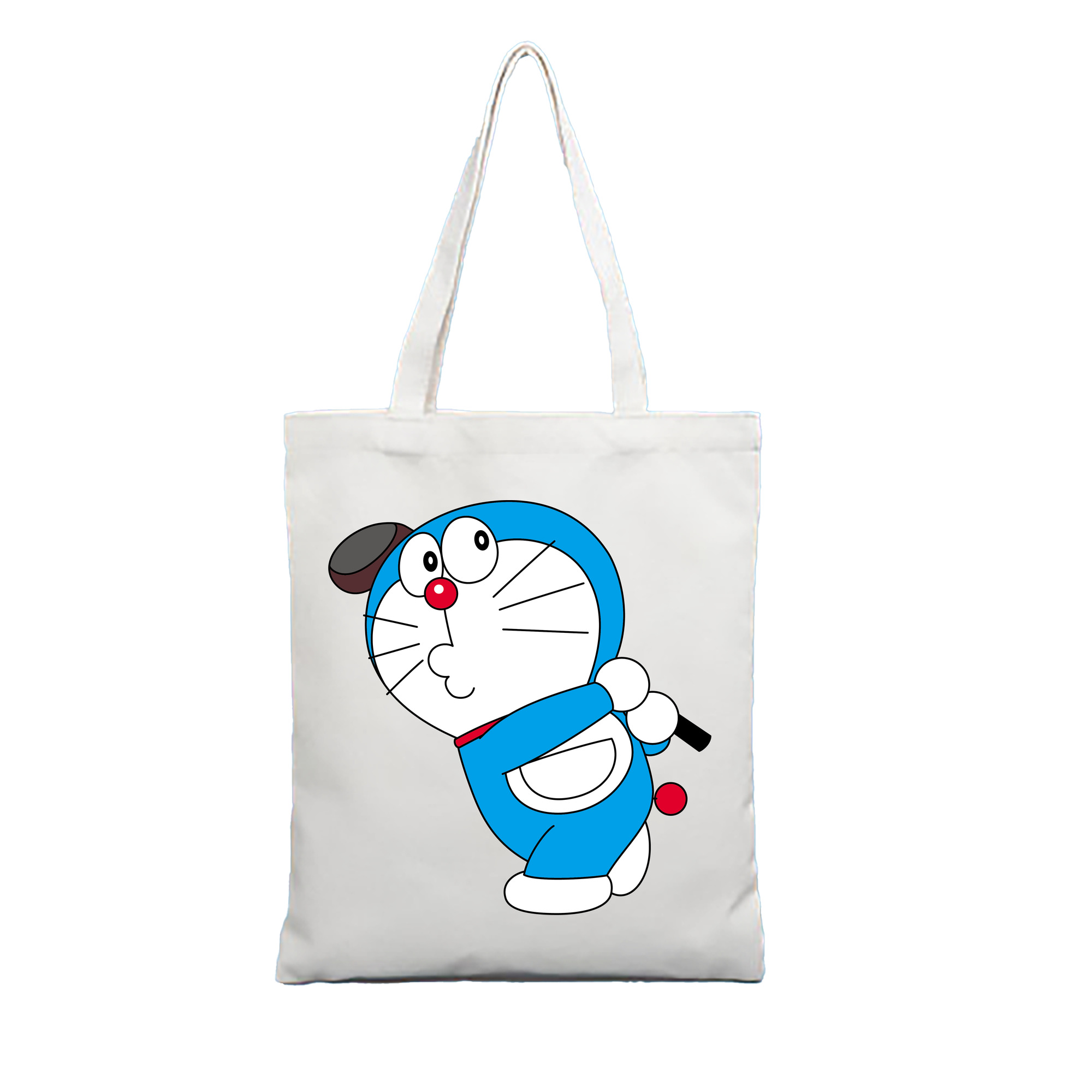 （画像用） ドラえもん Doraemon 縦型キャンバス生地手提げバッグ　トートバッグ