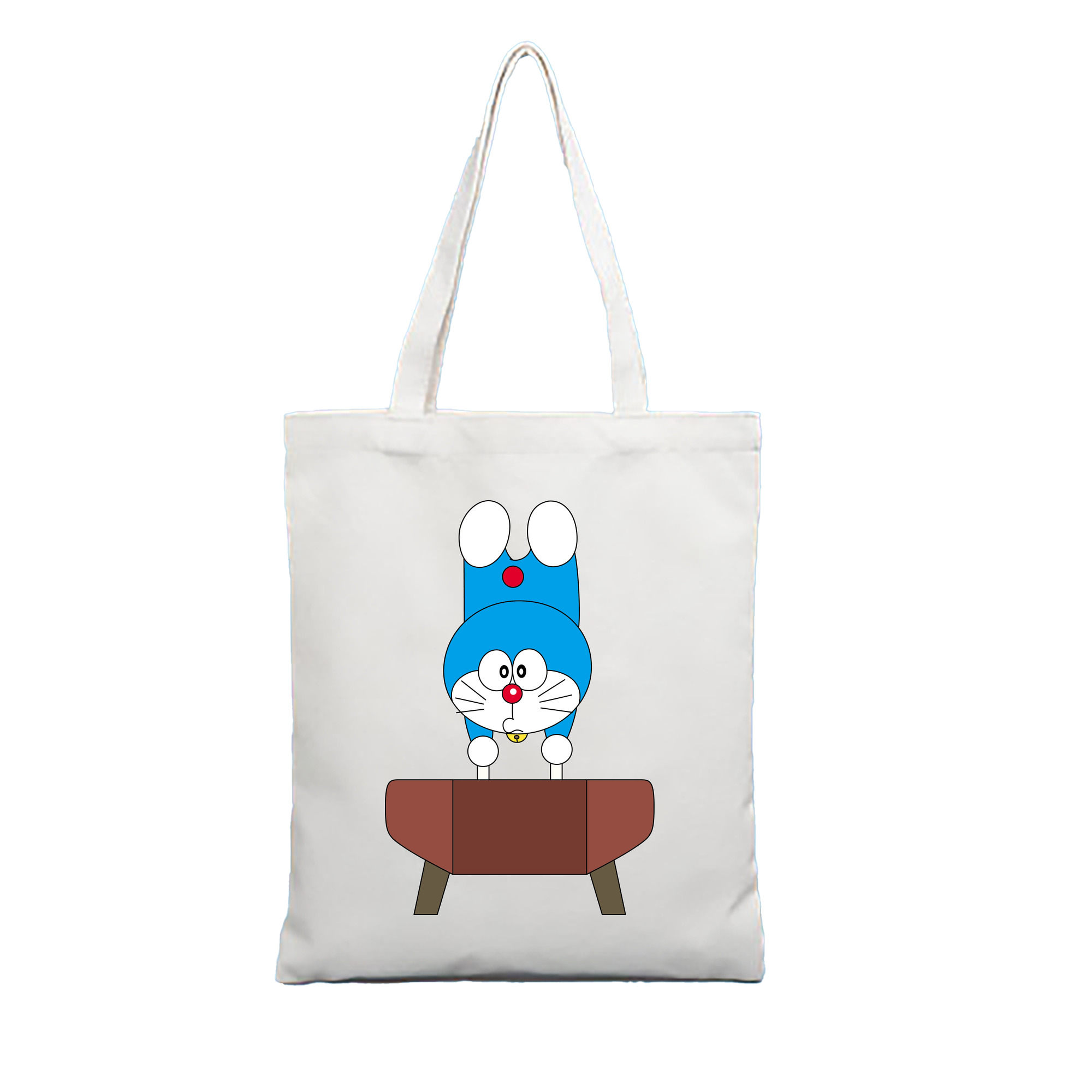 （画像用） ドラえもん Doraemon 縦型キャンバス生地手提げバッグ　トートバッグ