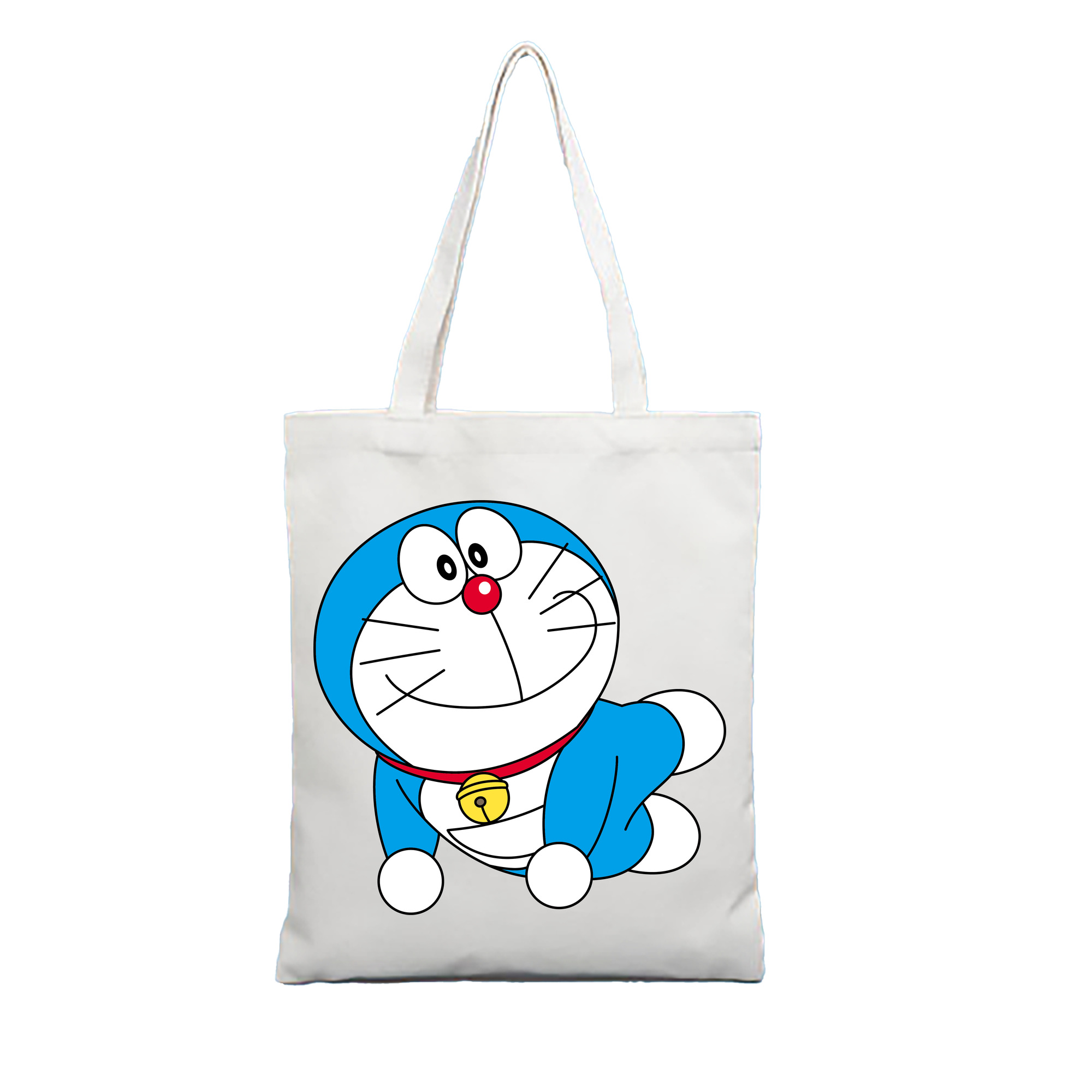 （画像用） ドラえもん Doraemon 縦型キャンバス生地手提げバッグ　トートバッグ