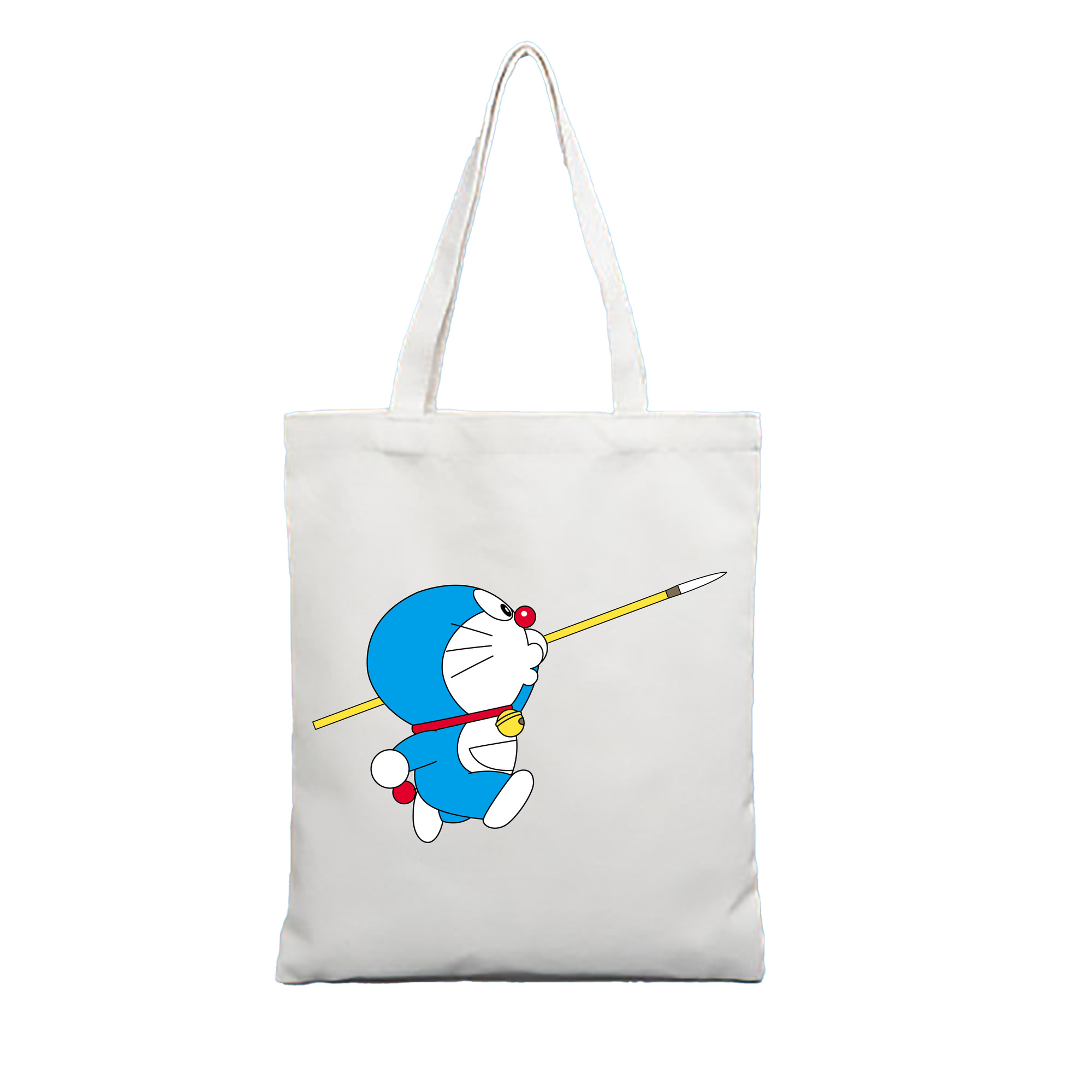 （画像用） ドラえもん Doraemon 縦型キャンバス生地手提げバッグ　トートバッグ