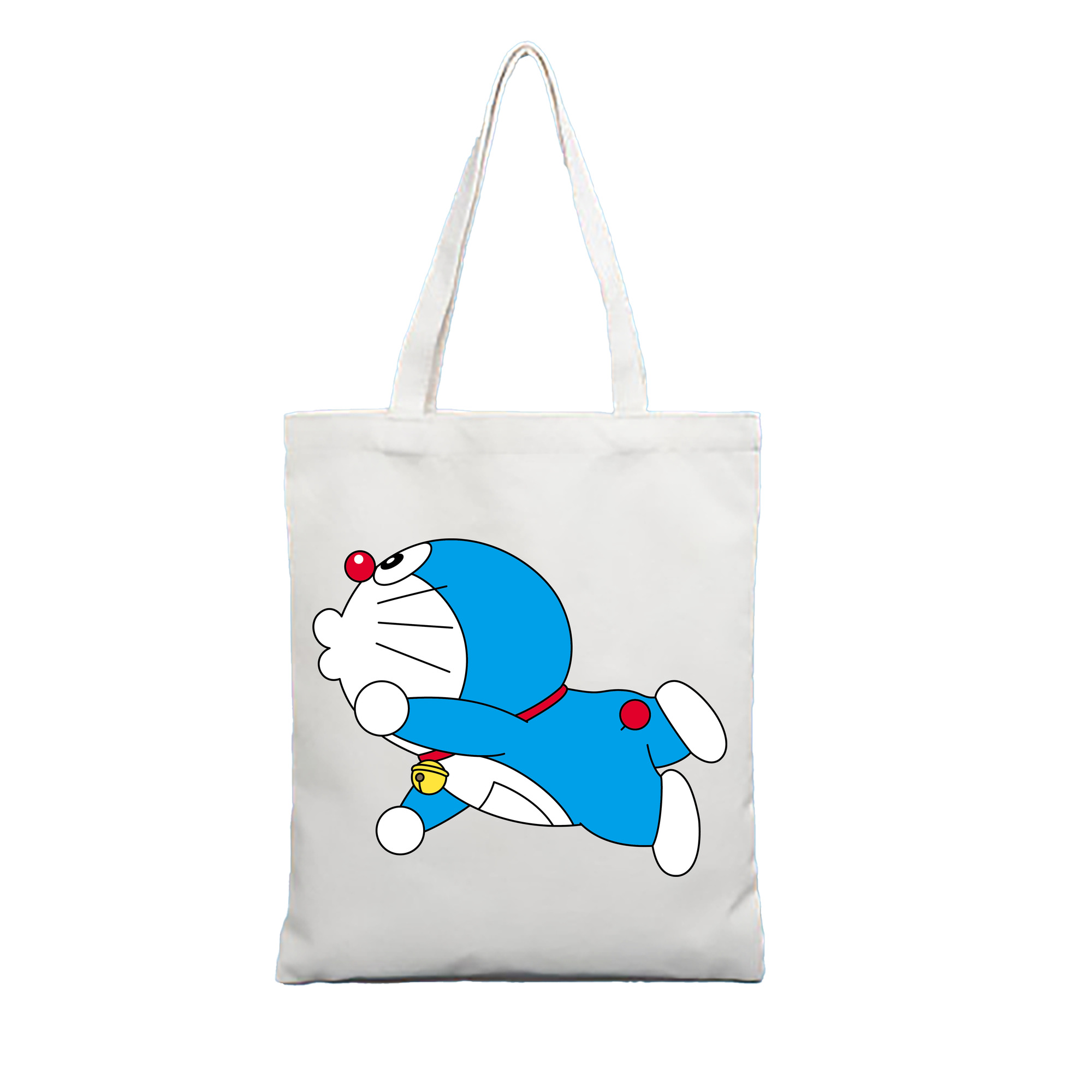 （画像用） ドラえもん Doraemon 縦型キャンバス生地手提げバッグ　トートバッグ