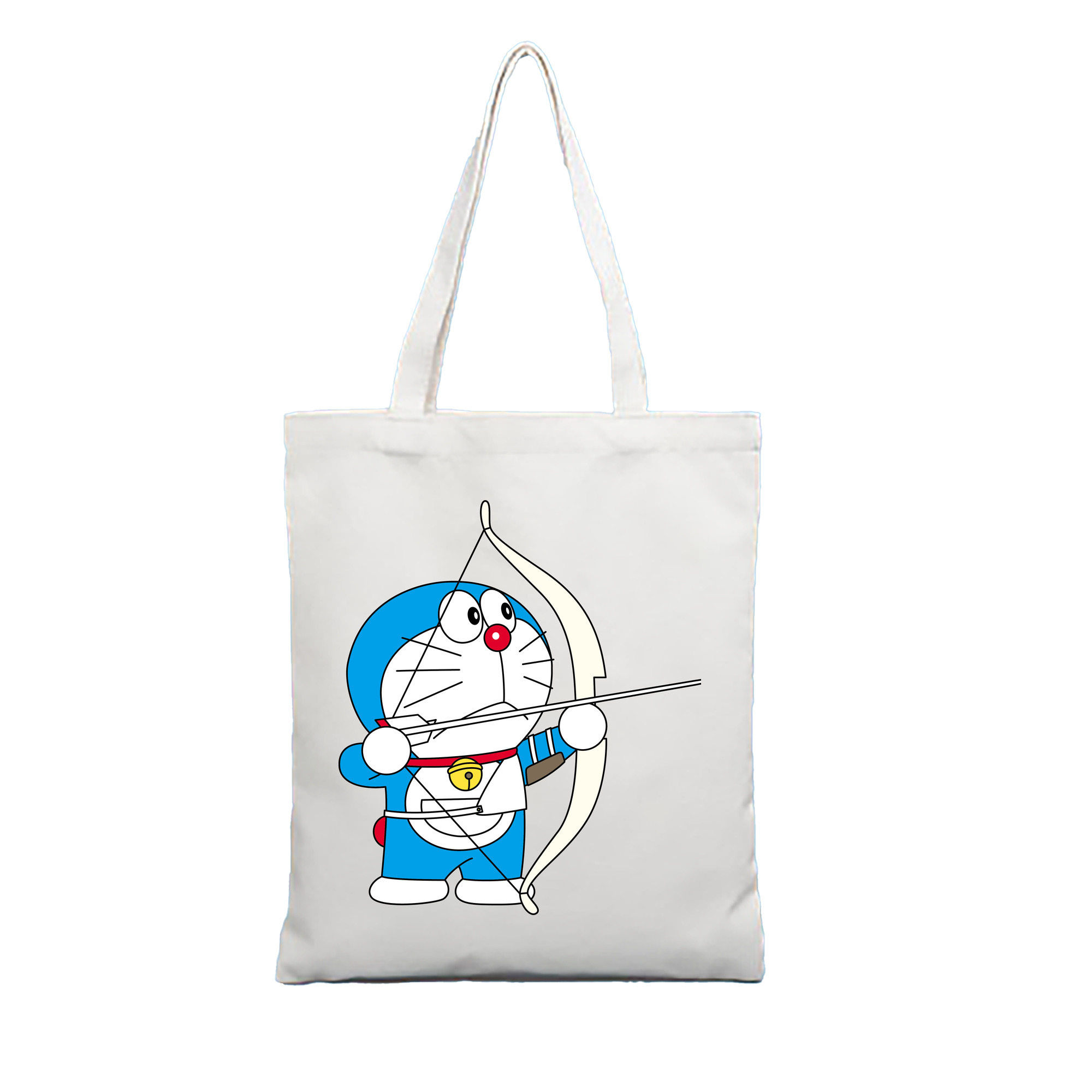 （画像用） ドラえもん Doraemon 縦型キャンバス生地手提げバッグ　トートバッグ