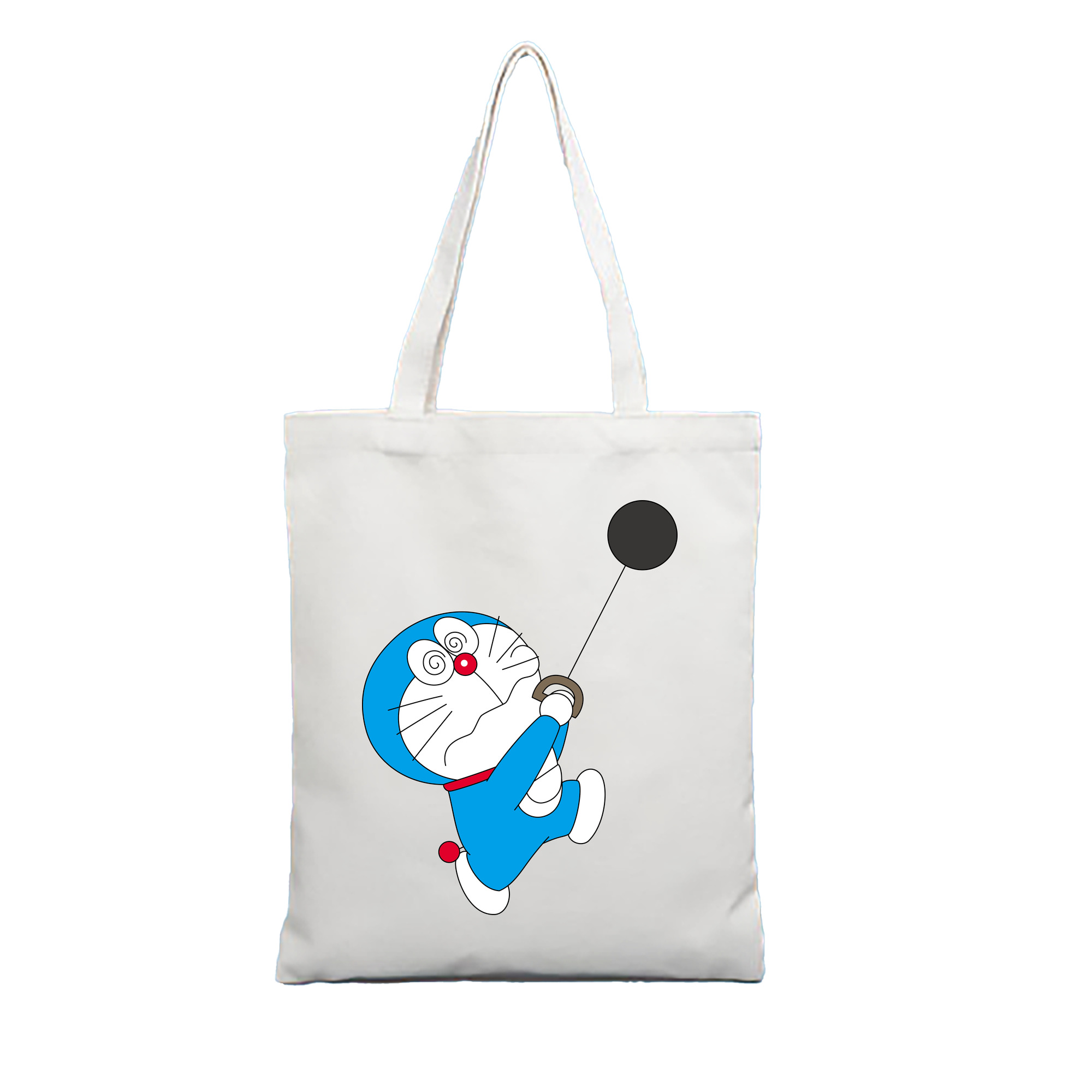（画像用） ドラえもん Doraemon 縦型キャンバス生地手提げバッグ　トートバッグ