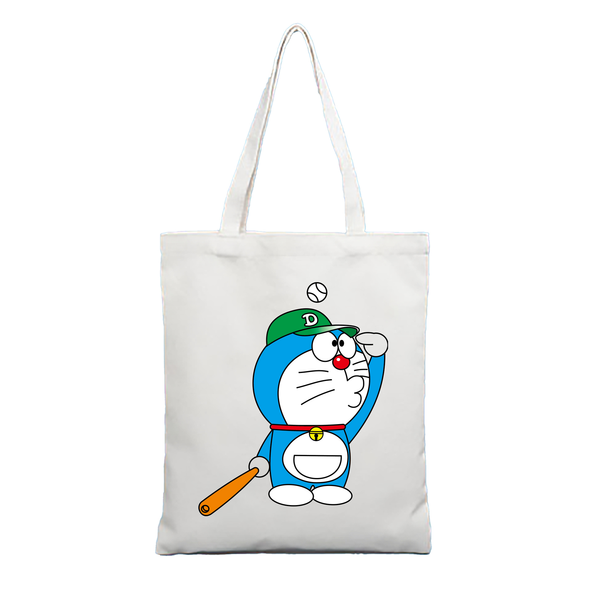 （画像用） ドラえもん Doraemon 縦型キャンバス生地手提げバッグ　トートバッグ
