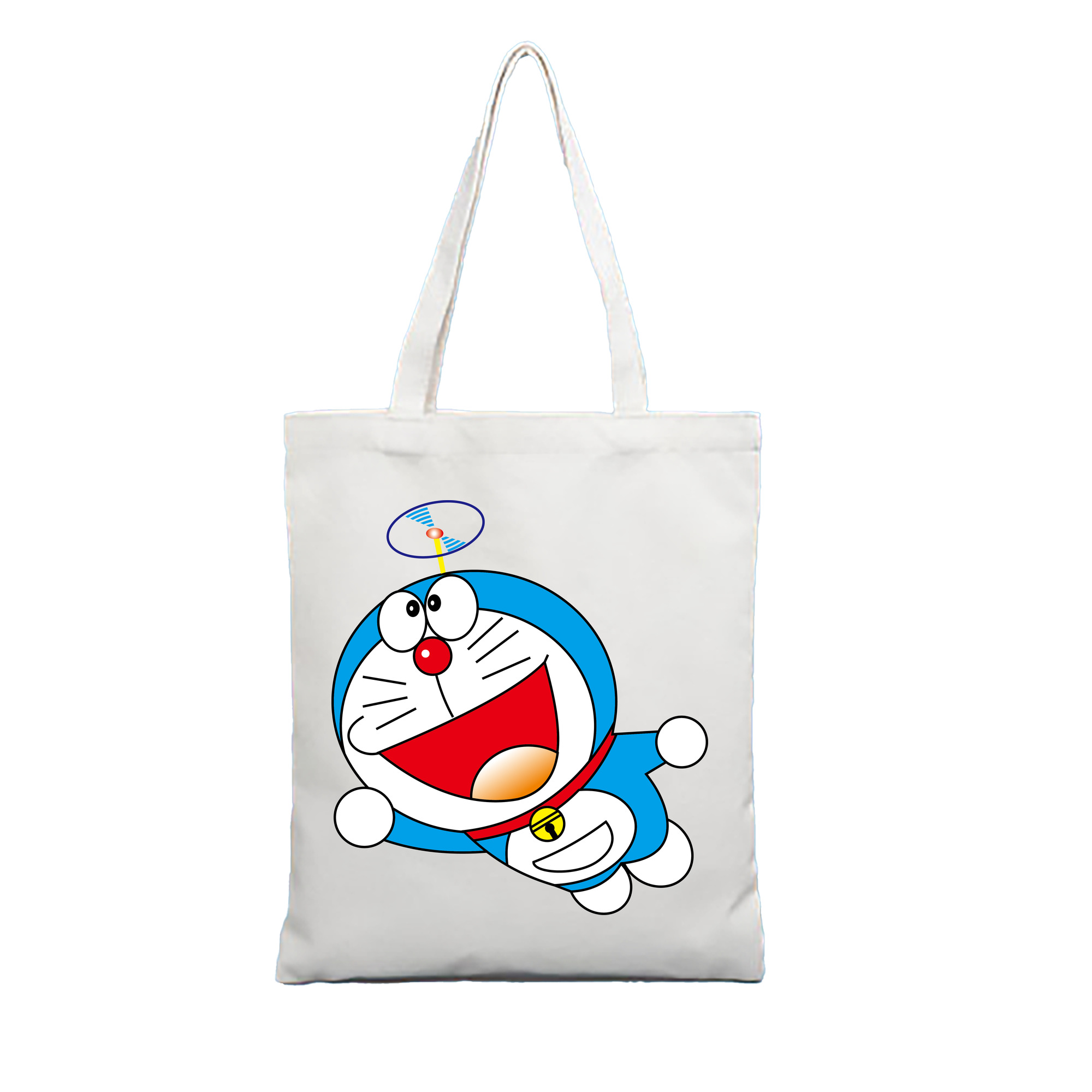 （画像用） ドラえもん Doraemon 縦型キャンバス生地手提げバッグ　トートバッグ
