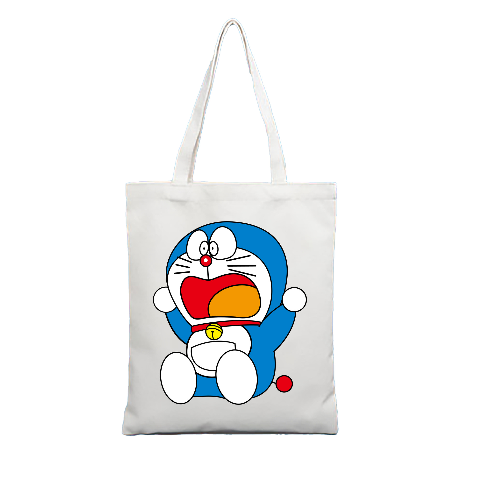 （画像用） ドラえもん Doraemon 縦型キャンバス生地手提げバッグ　トートバッグ